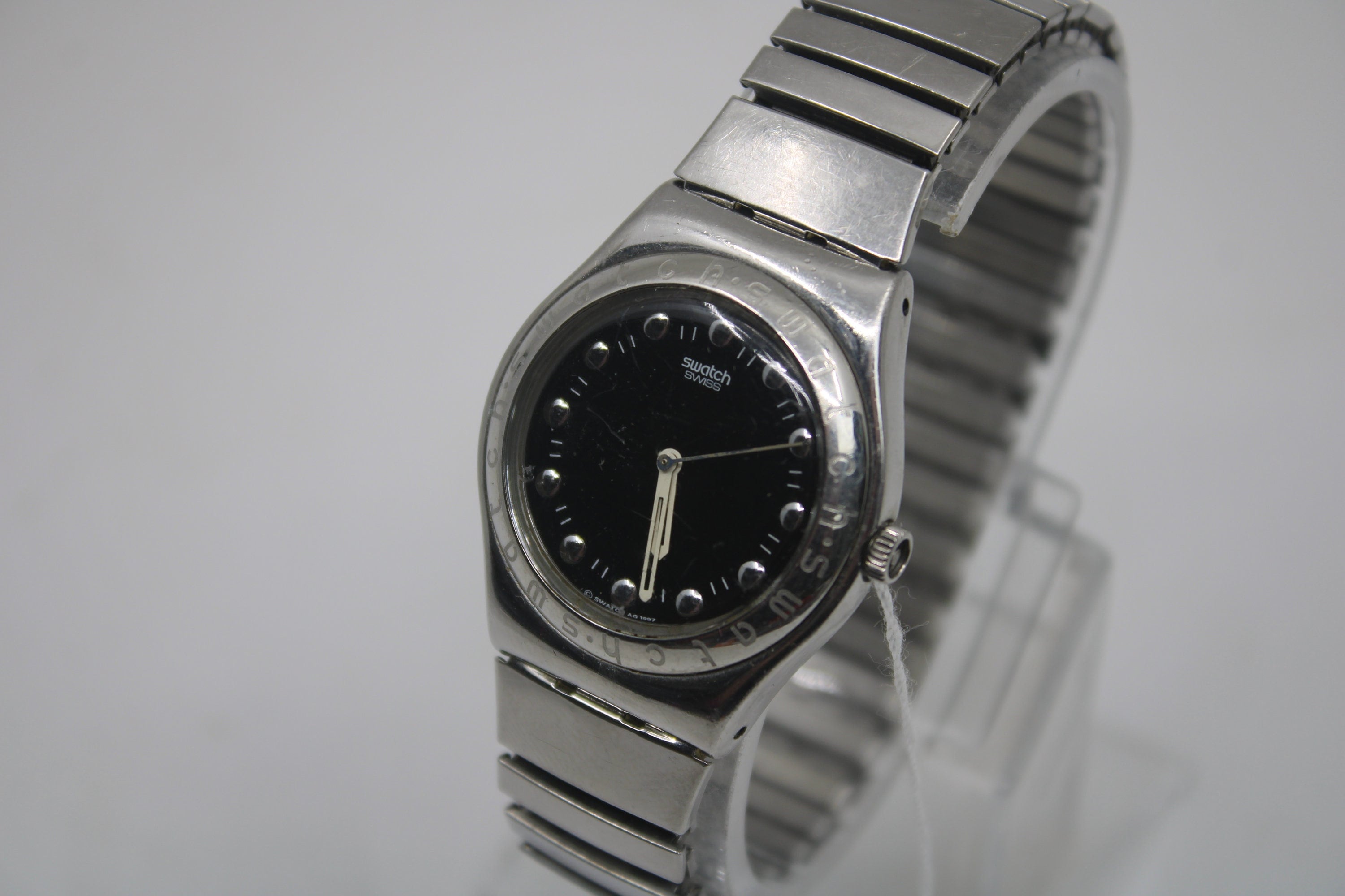 1998, Swatch Irony, 'In-Centric' , YLS112 , NO box, Nice, Used Condition, Working 100% 1998, Swatch Irony, 'In-Centric' , YLS112 , NO box, Nice, Used Condition, Working 100%