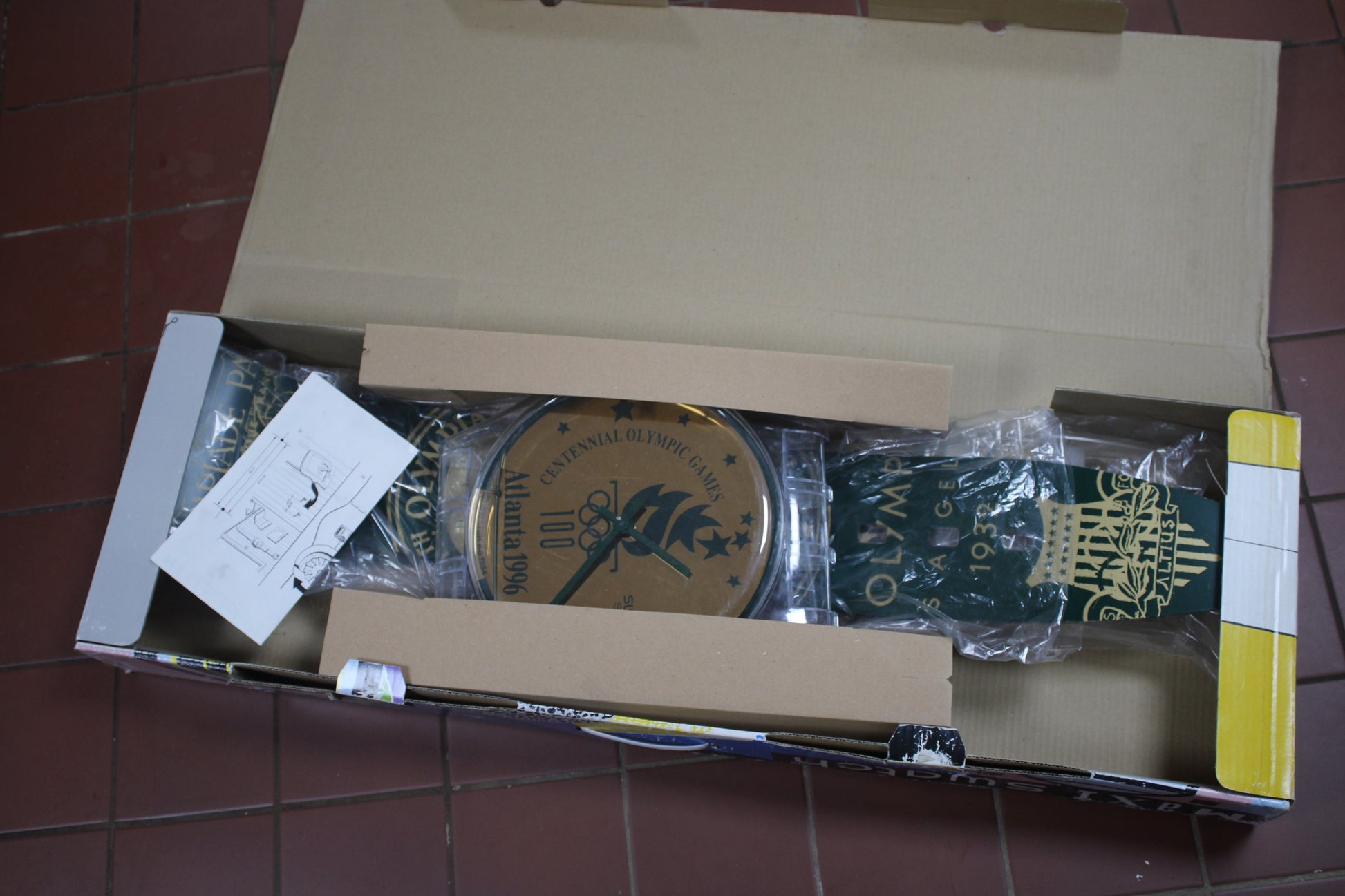 VERY GOOD condition 1996 Maxi Swatch, 'Atlanta 1996', MGZ139 unique, Super Good Condition, working 100%