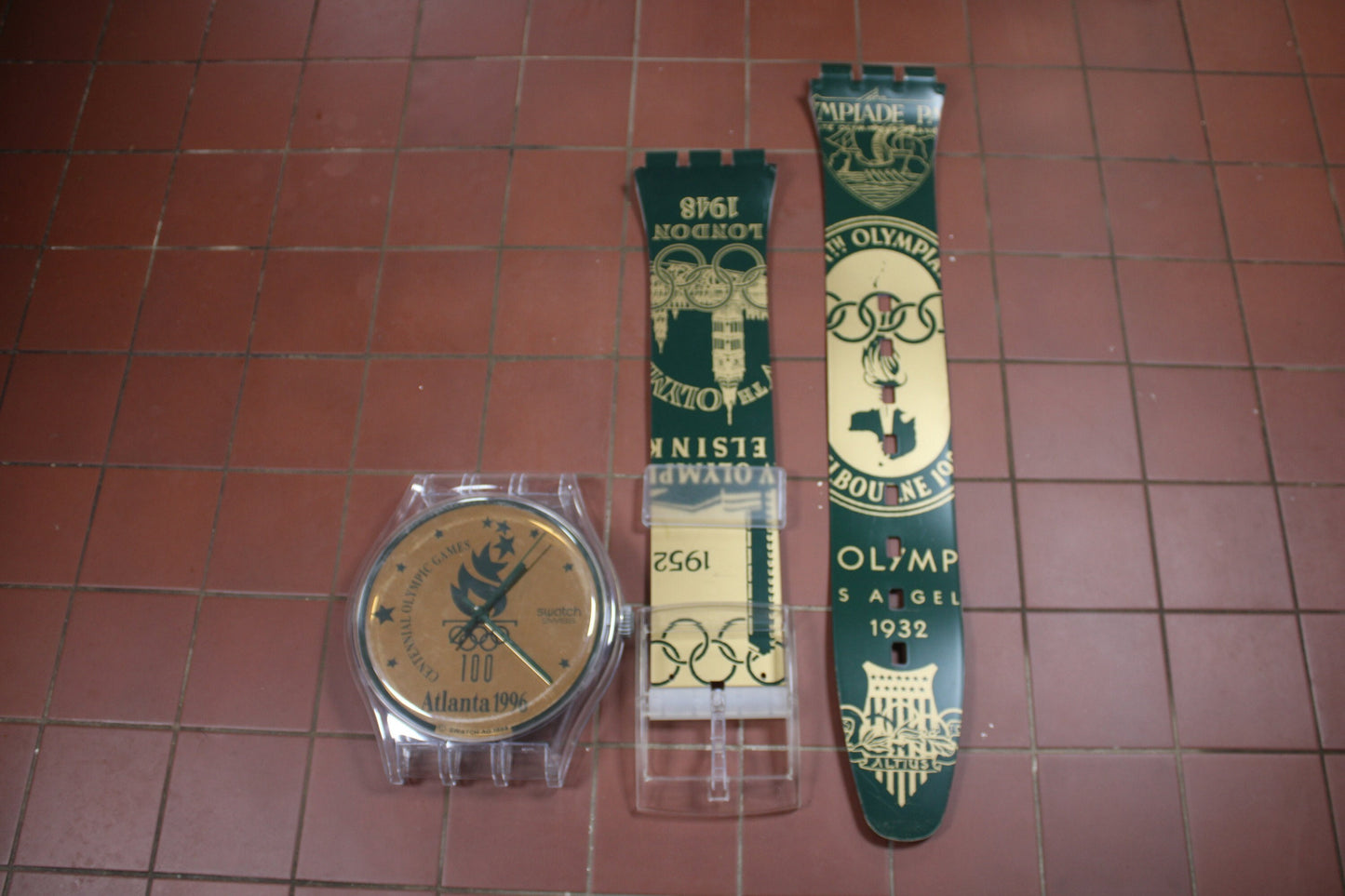 VERY GOOD condition 1996 Maxi Swatch, 'Atlanta 1996', MGZ139 unique, Super Good Condition, working 100%