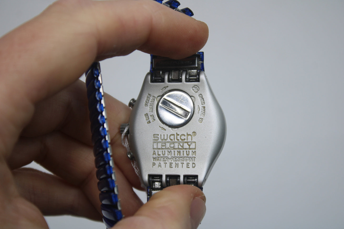 2000, Swatch Irony Chrono, 'Hypnotic' , YMS1003 , NO box, with original strap, Working 100%