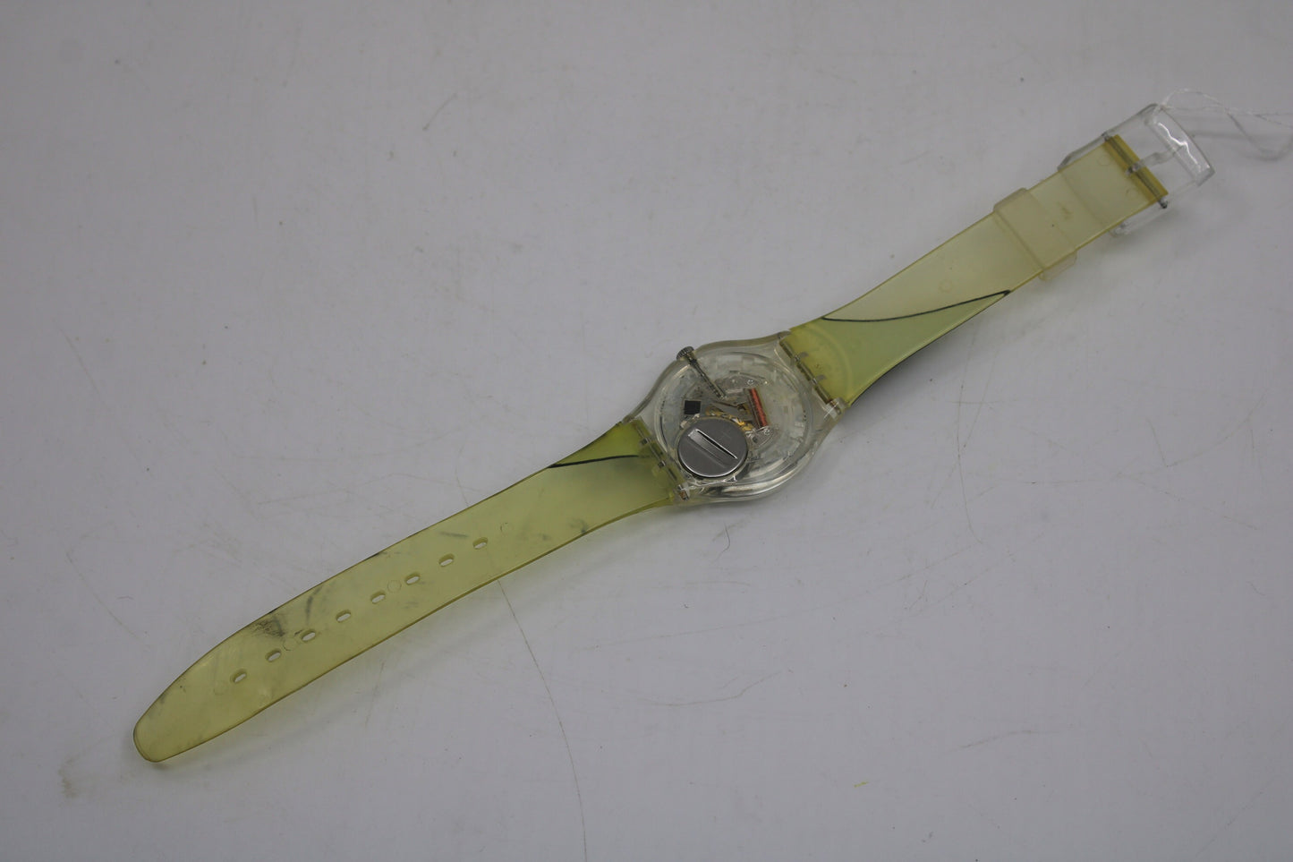 Vintage Gents Swatch 'Side', GK252, NO box, In Very Good, Used Condition, working 100%, Original Strap