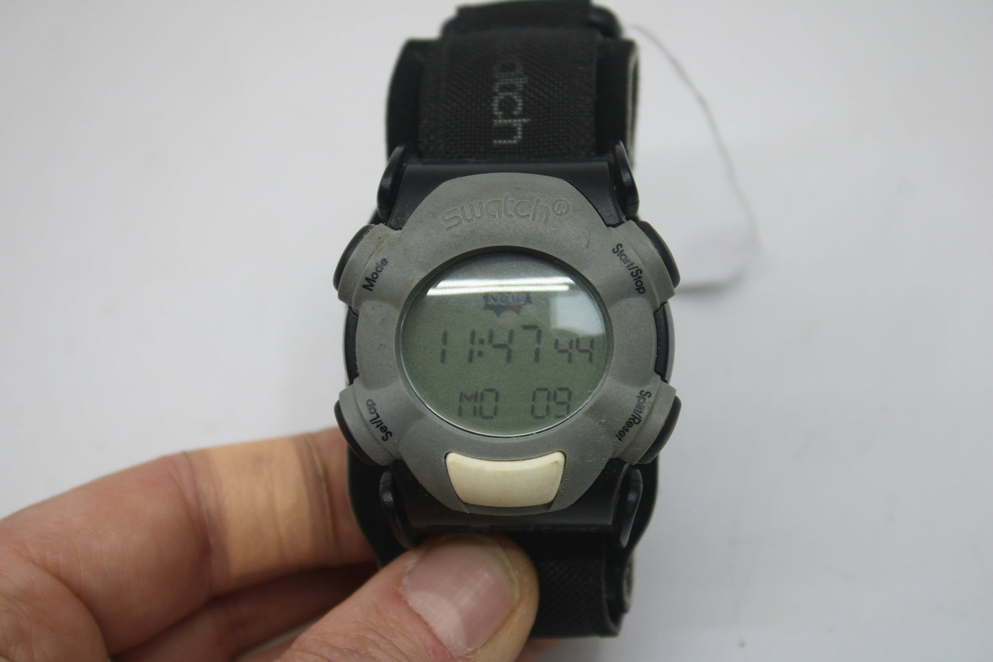 1999, Swatch Beat, 'Webmaster' SQB101, No Box, Nice, Used Condition, Hook & Loop strap