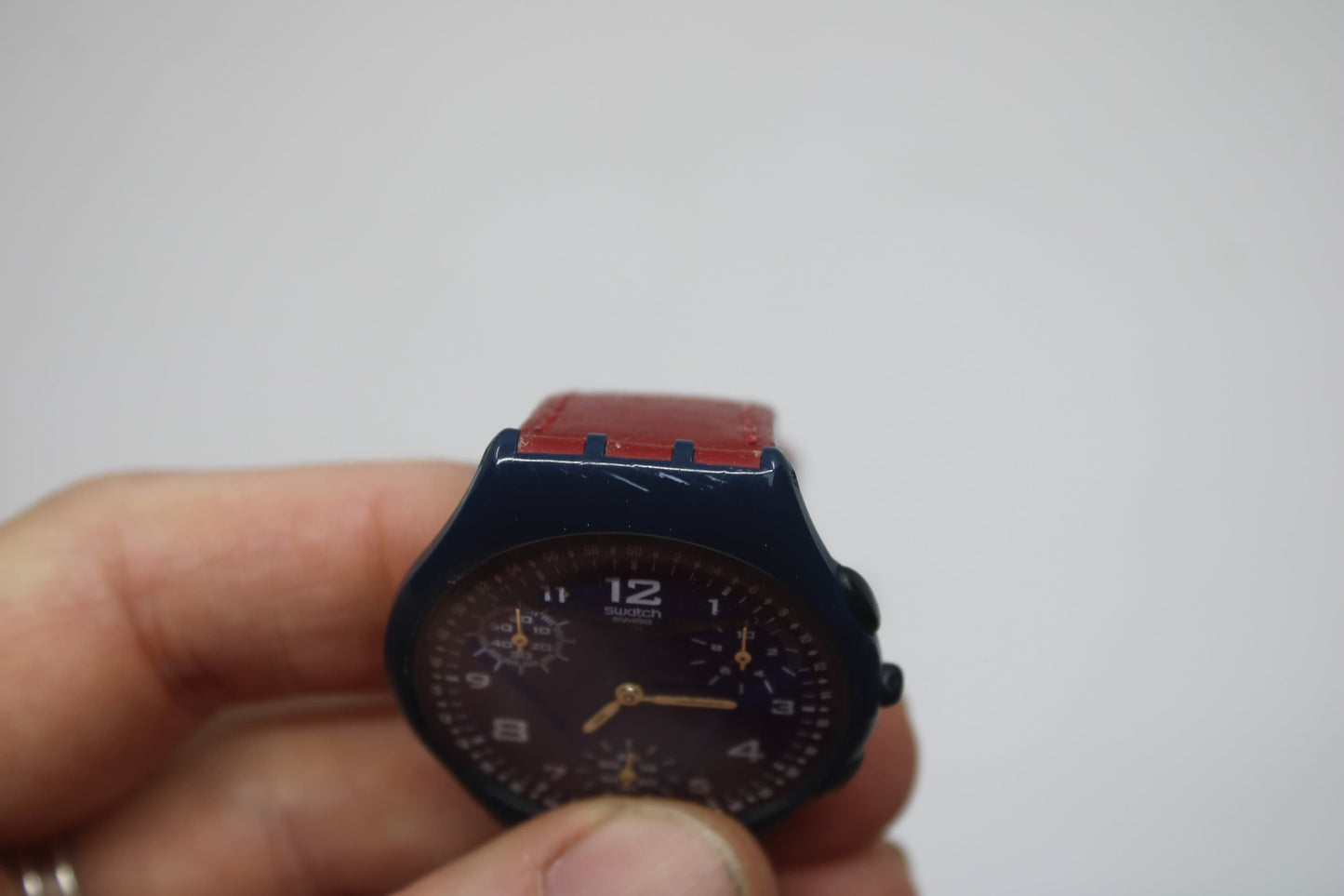 2001 'Outrage' vintage Skin Chrono Swatch SUYN100, Nice and Unused Condition, it is working 100%