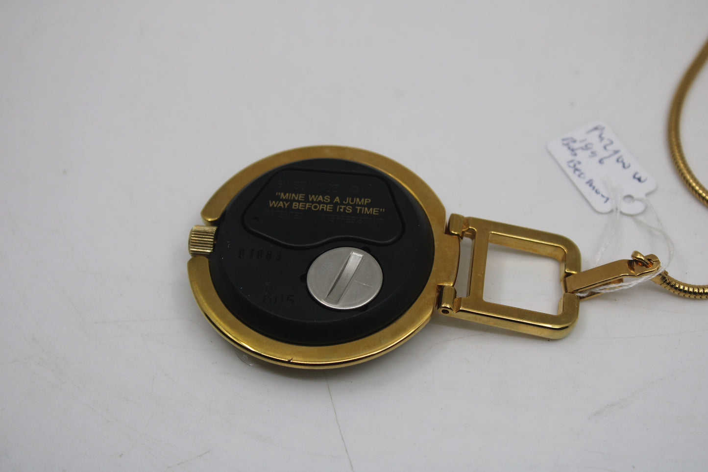 Swatch, PopSwatch, 'Bob Beamon', PUZ100, NEW OLD STOCK, Never Used, Alarm Clock