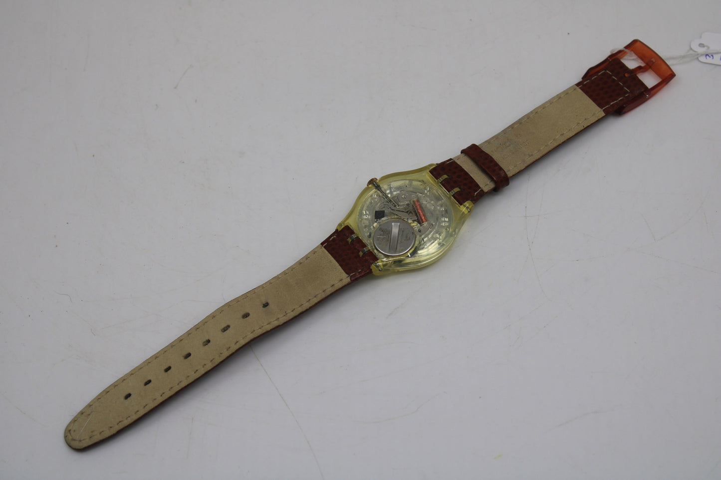2002, Vintage Gents Swatch 'Squaw', GK387, NO box, In a near mint Condition, working 100%, NON-Original Strap