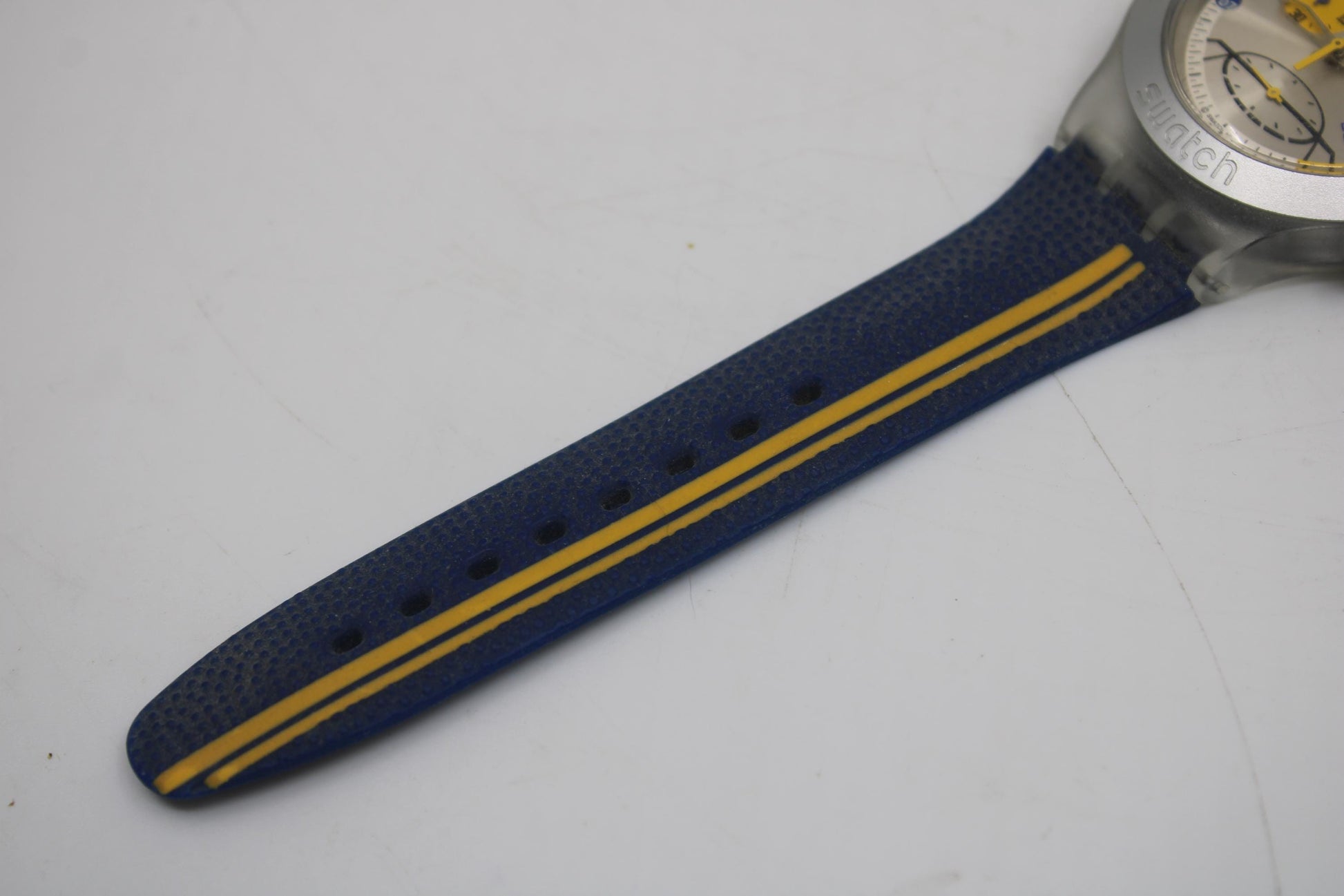 Vintage Swatch Diaphane Irony Chrono, 'Shaq 34', Near Mint or Mint, SVCK4007, Original Swatch Strap