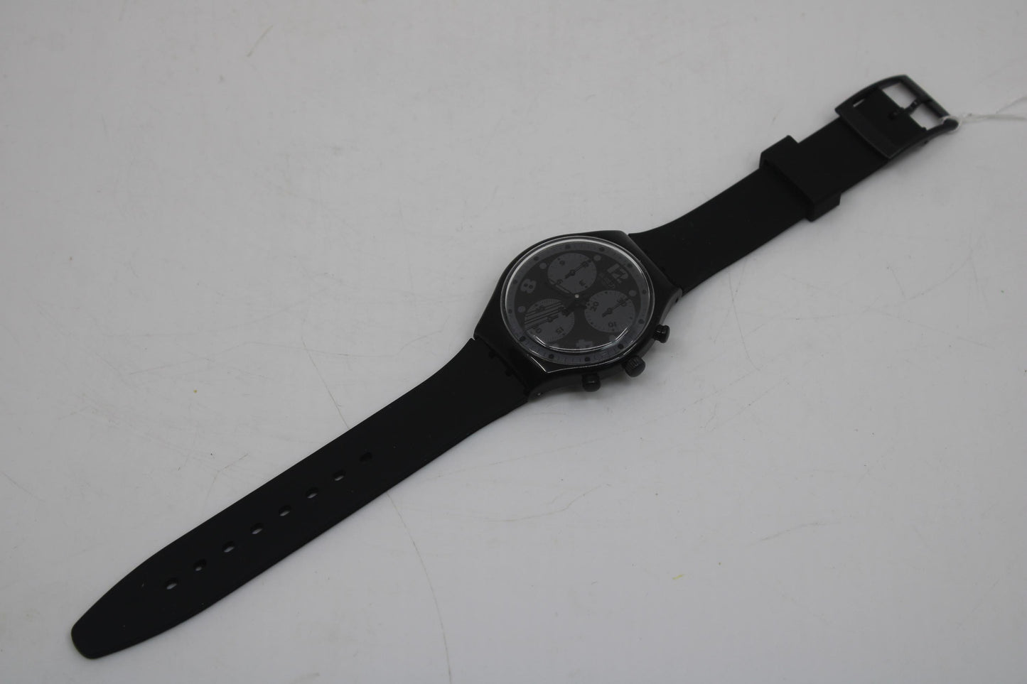 1993 'Moon Shadow' vintage Gents Chrono Swatch SCB110, in a nice, used Condition, working 100%