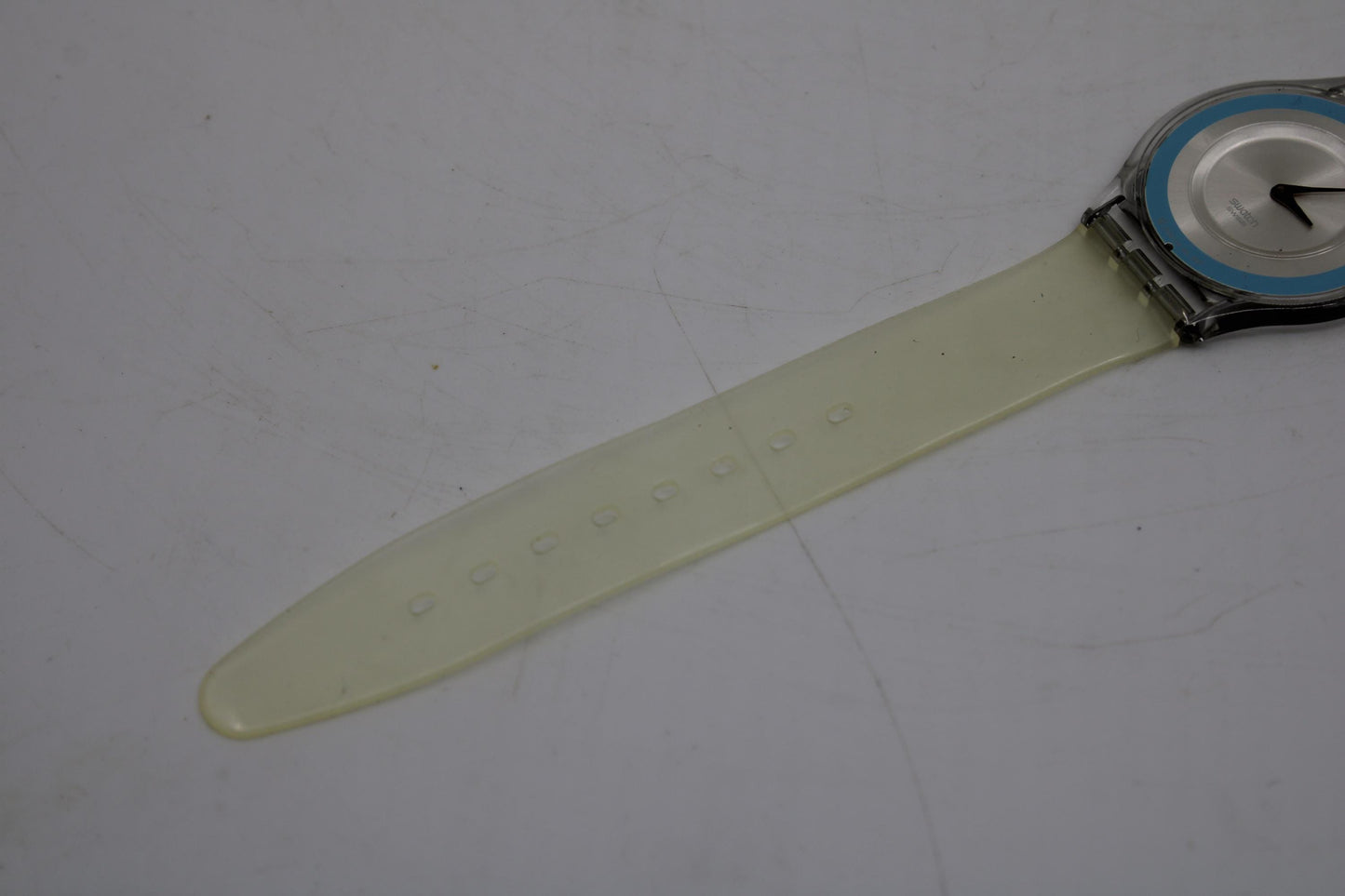 Vintage Skin Swatch 'Mille Linie' SFK140, NO box, good, used condition, Watch is working 100%, strap is not original