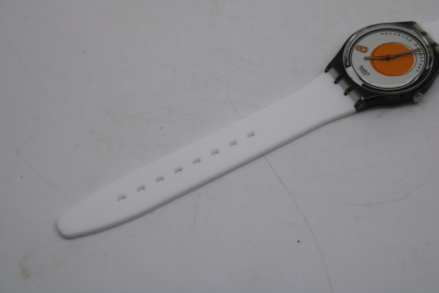 1995 Vintage Gents Swatch 'Sunny Side Up' GM135, NEW OLD STOCK, Never Used condition, working 100%, new, non-original strap