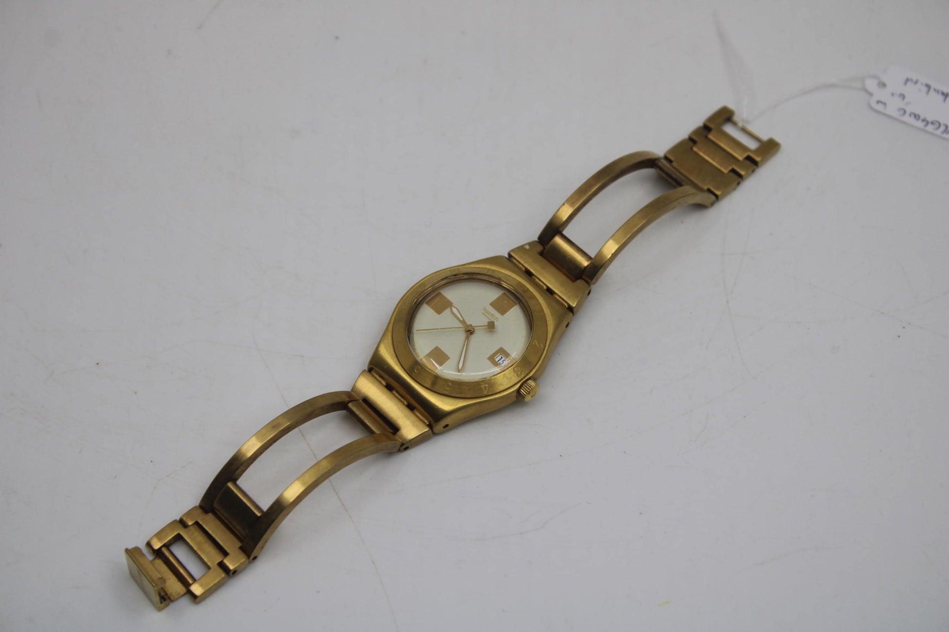 2001, Swatch Irony, 'Goldenbird' YLG400G, Original Box, Nice, Used Condition, Working 100%