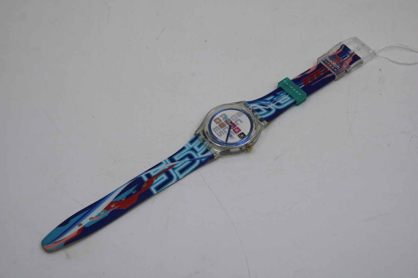 1997 Vintage Gents Access Swatch 'Comin' Thru' SKK105, in a NEAR MINT condition, Working 100%