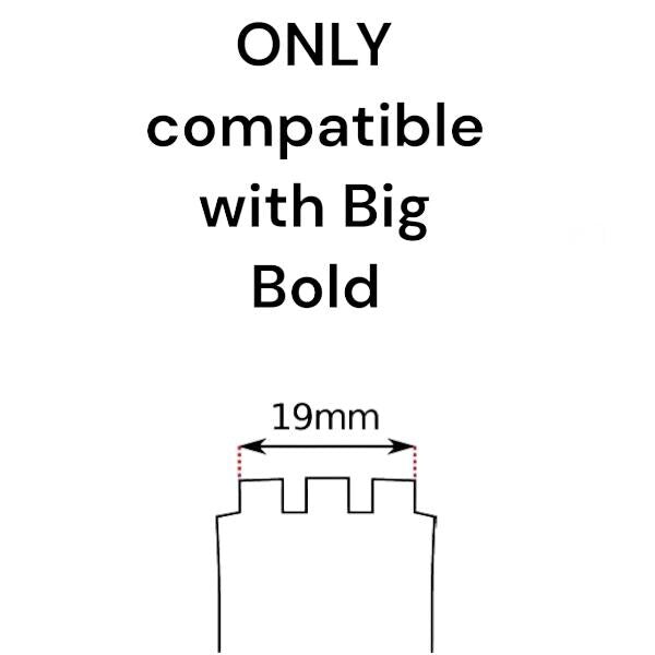 NEW OLD STOCK Big Bold Strap for the watch 'C-Black' SB03B100