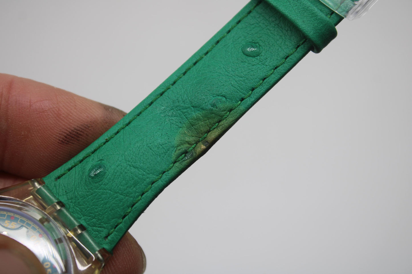 1993 Vintage Gents Swatch 'Spades' GK152, NEW OLD STOCK, Never Worn, working 100% with original strap