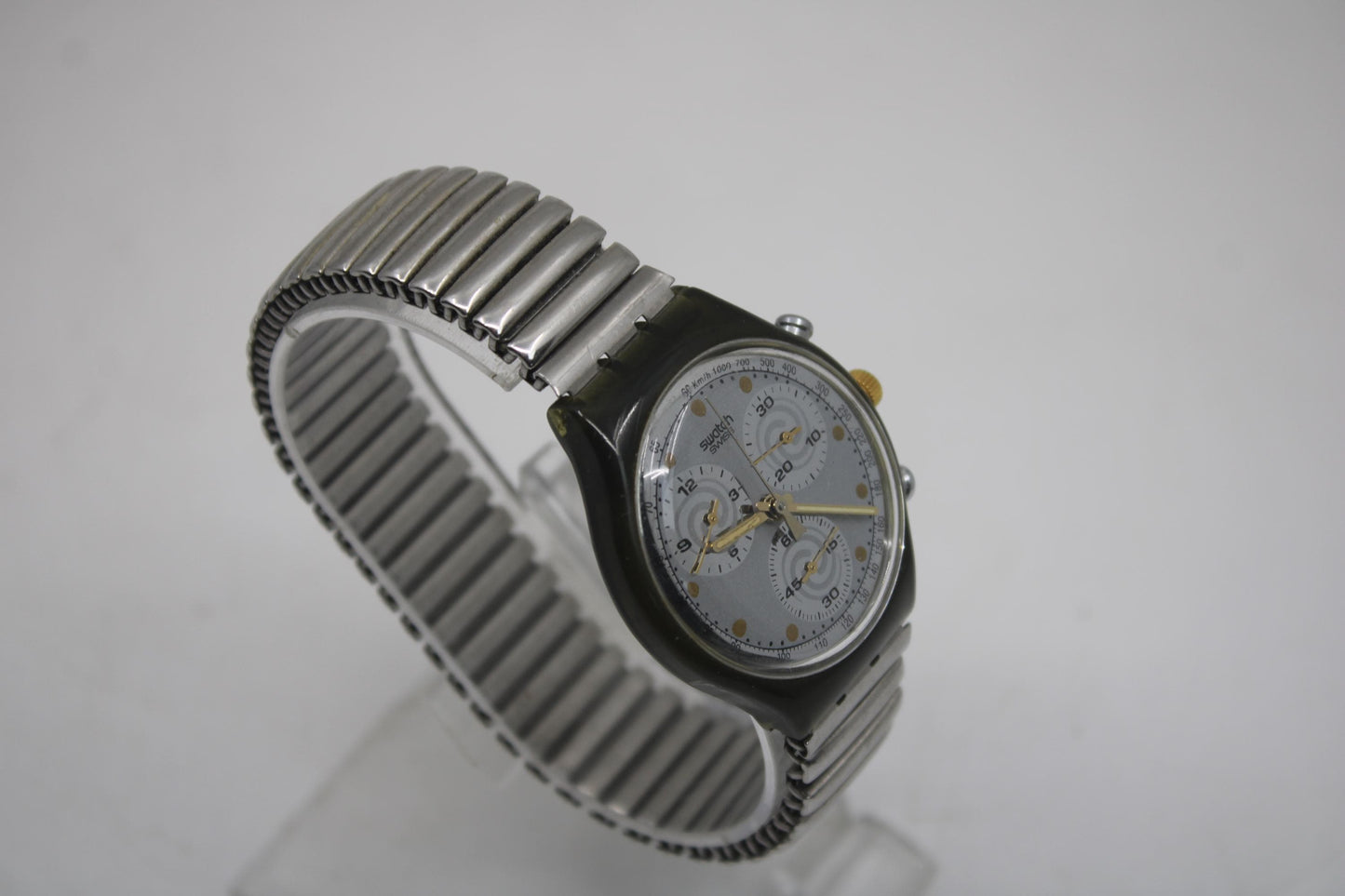 1992 'Sirio' vintage Gents Chrono Swatch SCM101, Much Used Condition