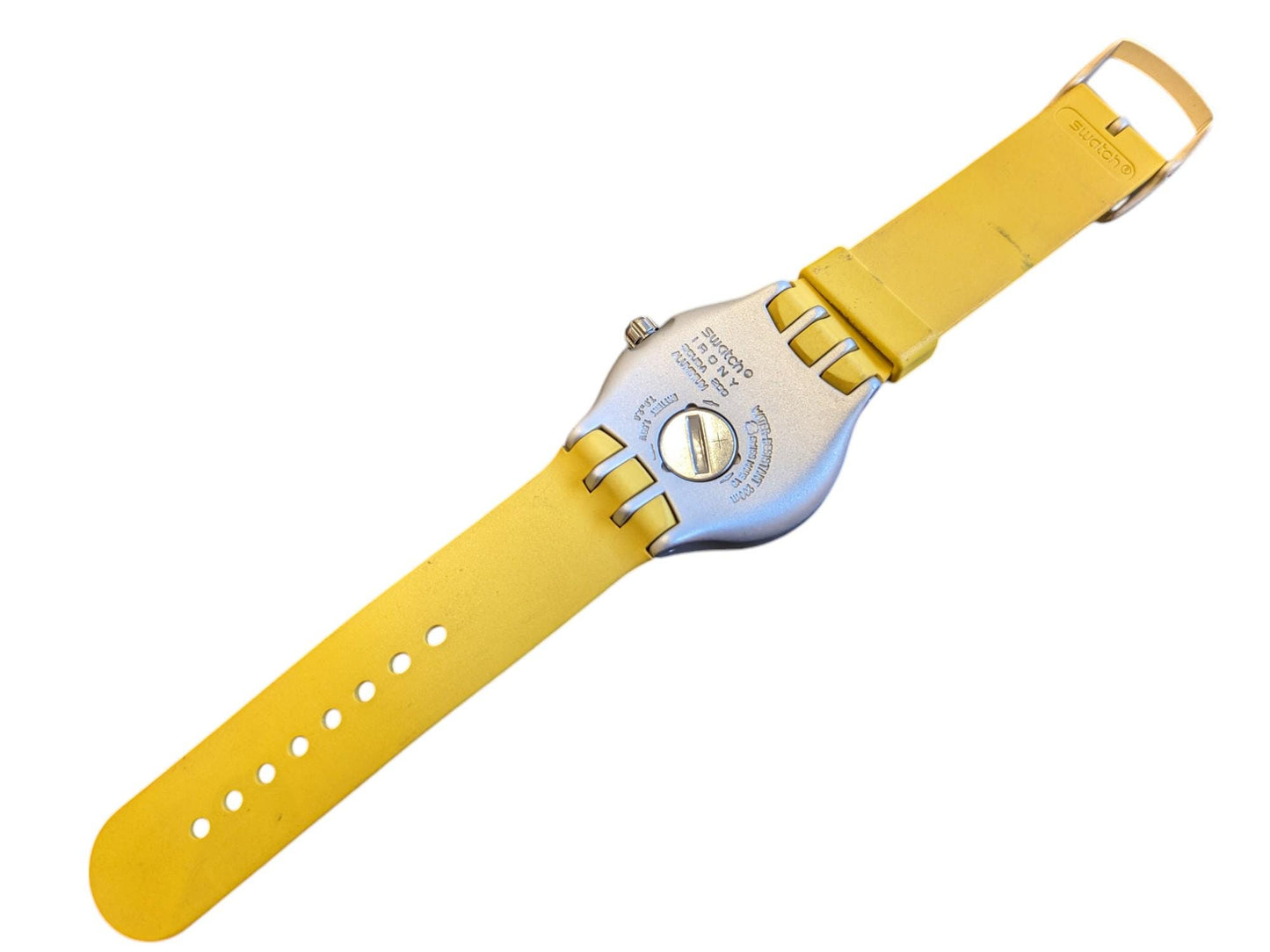 Vintage Swatch Irony Scuba 200 'Yellow Squid' YDS4005, in MINT condition, working 100%