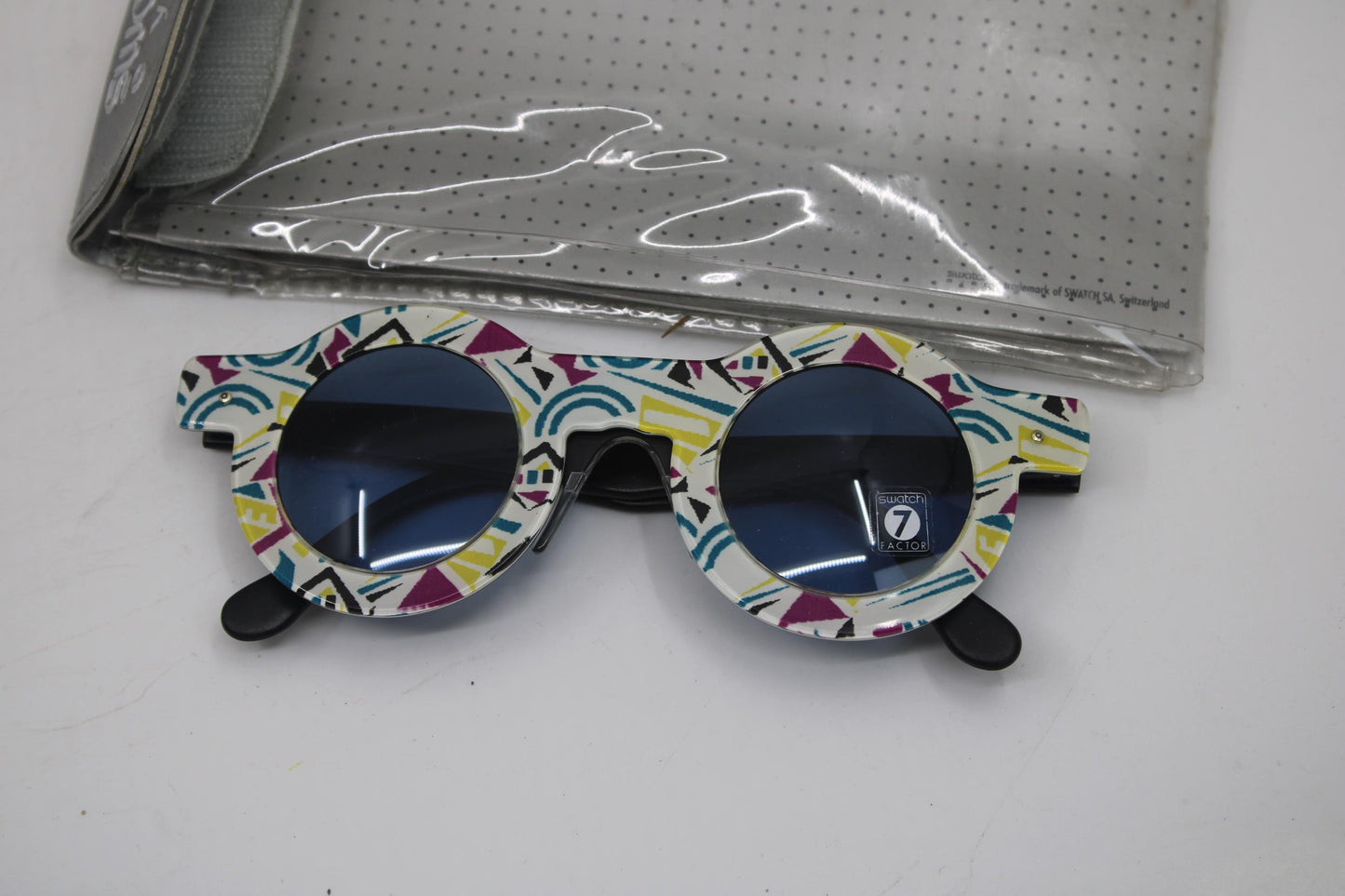 90s early and vintage Swatch sunglasses, NEW OLD STOCK, Never Worn. Removable Front