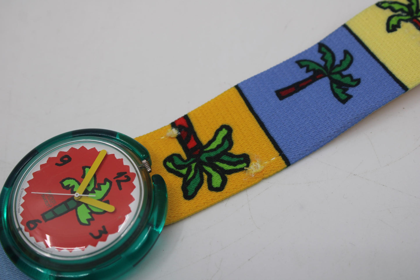 1993, Swatch, PopSwatch, 'Palmtree', PWK187, MINT condition