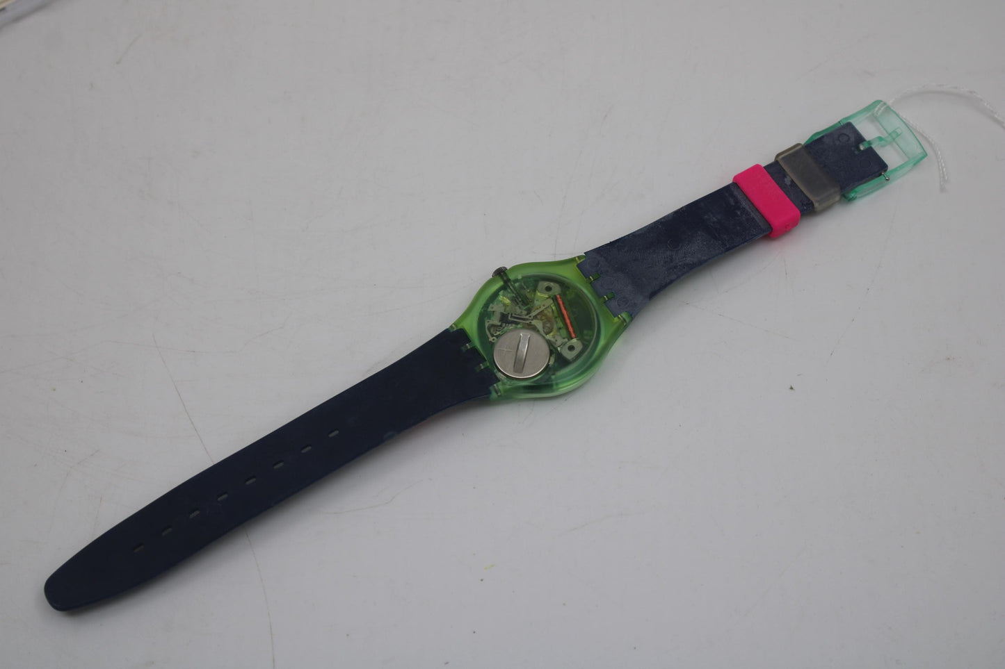 Vintage Gents Swatch 'Stalefish' GG113, new old stock, Unworn, working 100% with the original strap