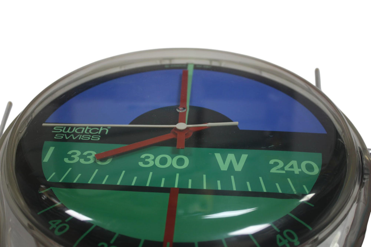 1987 Maxi Swatch, Nautilus, MGK102 unique, very good condition, Super Rare Vintage Wall clock