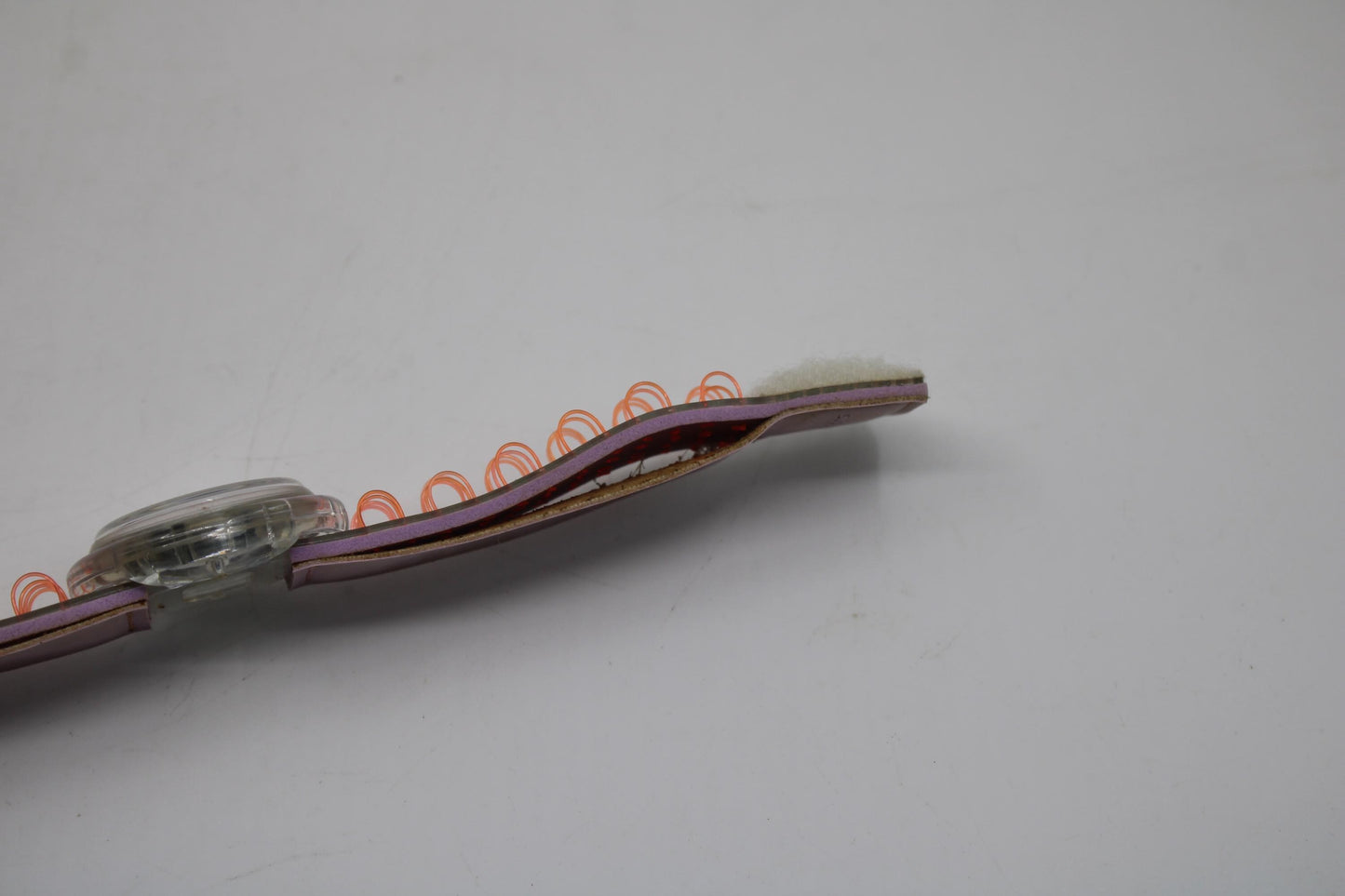 Vintage PMK141 Pop Swatch, Orange Brush, NO box, 100% Working, very nice, used condition