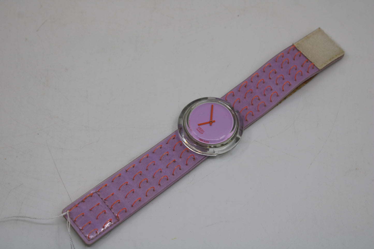 Vintage PMK141 Pop Swatch, Orange Brush, NO box, 100% Working, very nice, used condition