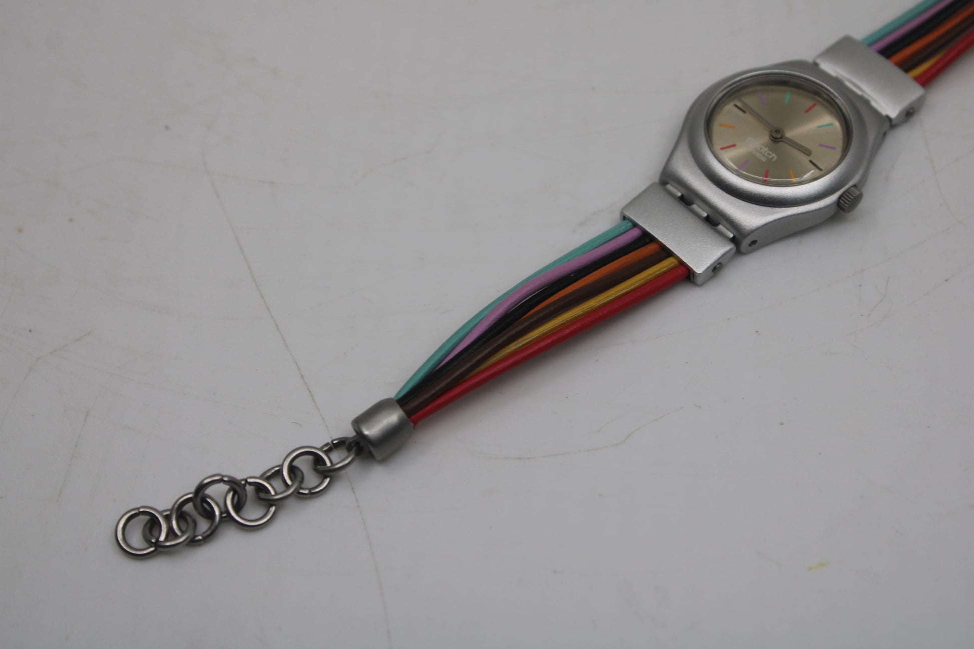 Swatch, Irony Ladies, 'Filamento Multicolore', YSS1006, Near Mint condition, Original strap,