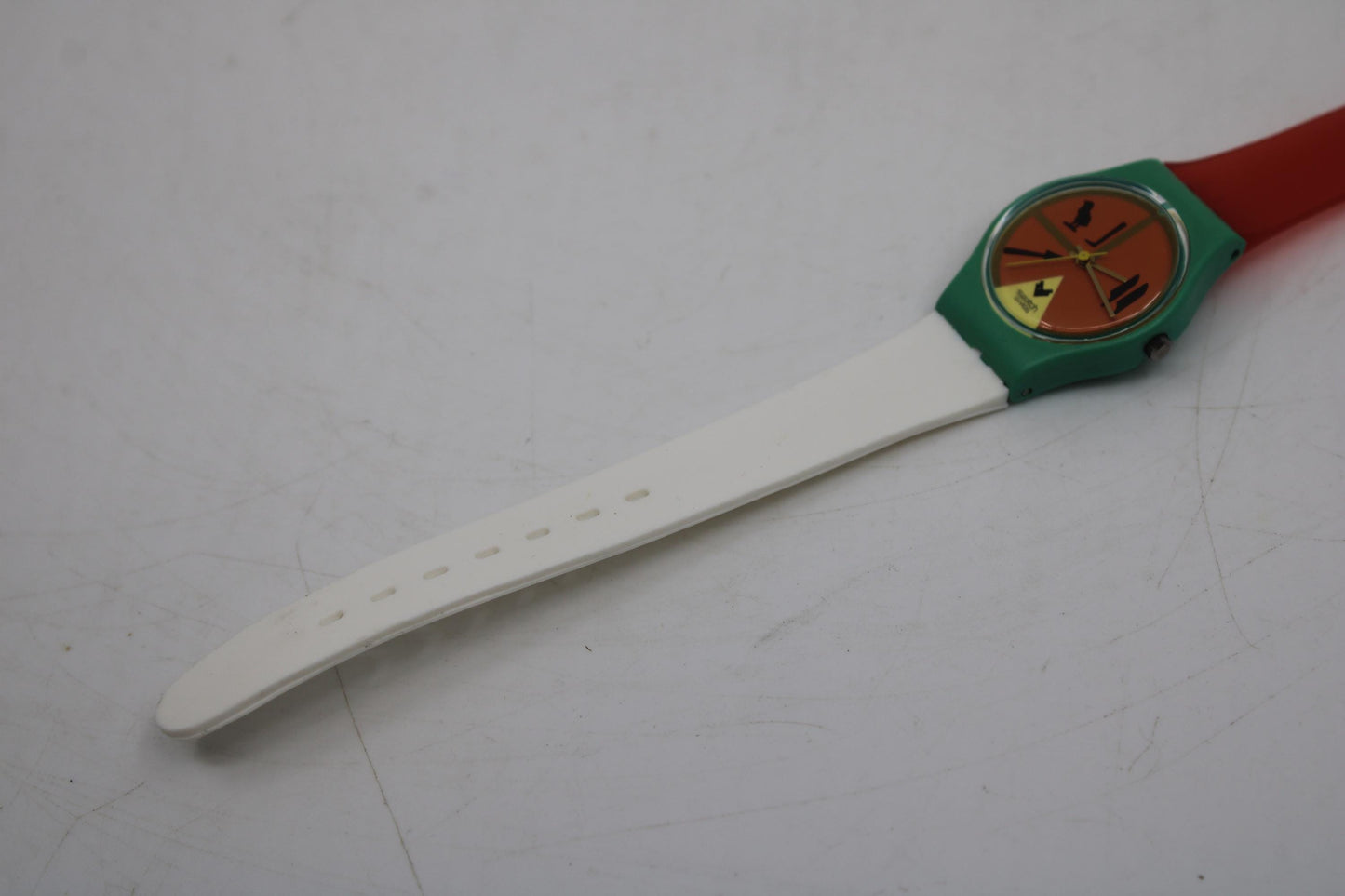 1986 'Horus' Vintage ladies Swatch, LL101, NO box, working 100%, New Old Stock, Never Worn, NON-original strap