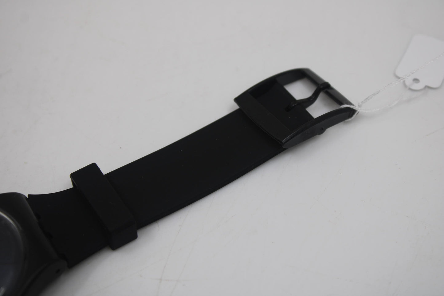 Swatch Watch 41mm New Gent 'Black Rebel' SUOB702, Silicone strap, Working 100% Nice, Used Condition