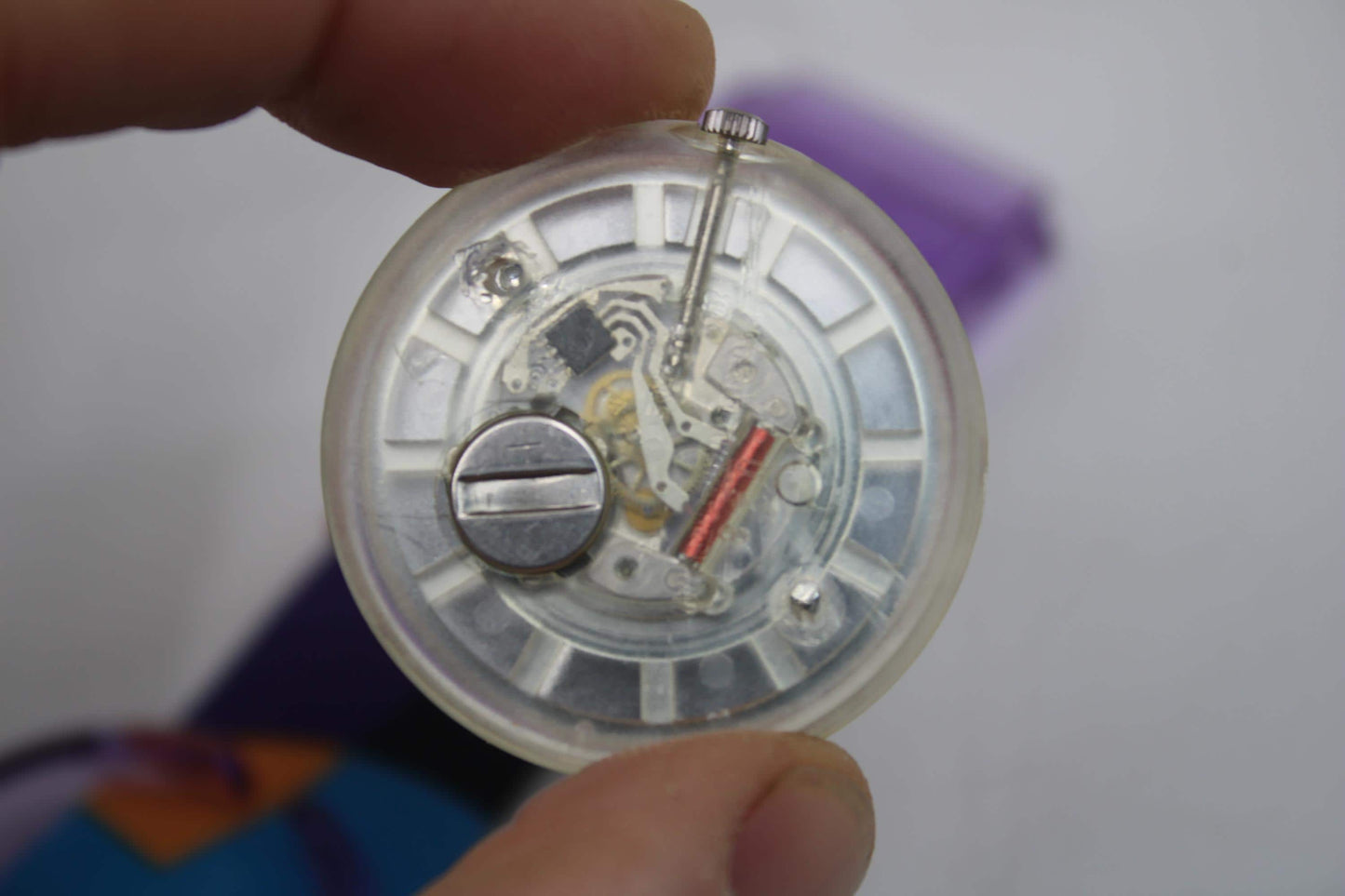 1991, Swatch, PopSwatch, 'Letterhead', PWK191, With strap and With popring, working 100%, BRANDNEW, Never Worn, Shop Dummy, Read description