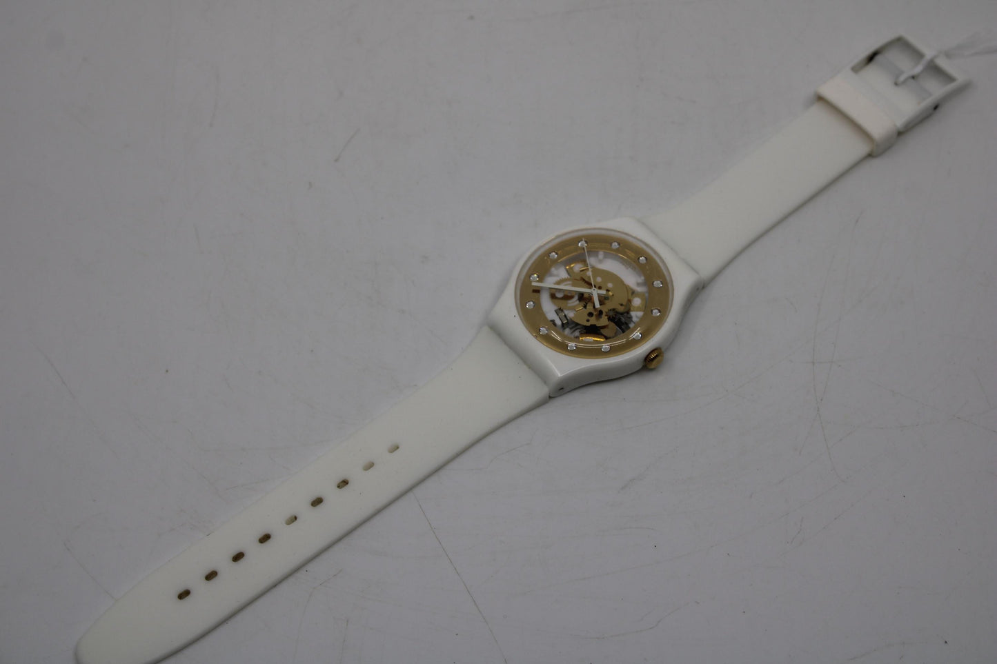 Swatch Watch 41mm New Gent 'Sunray Glam' SUOZ148, Original strap, Working 100% Nice, Used Condition