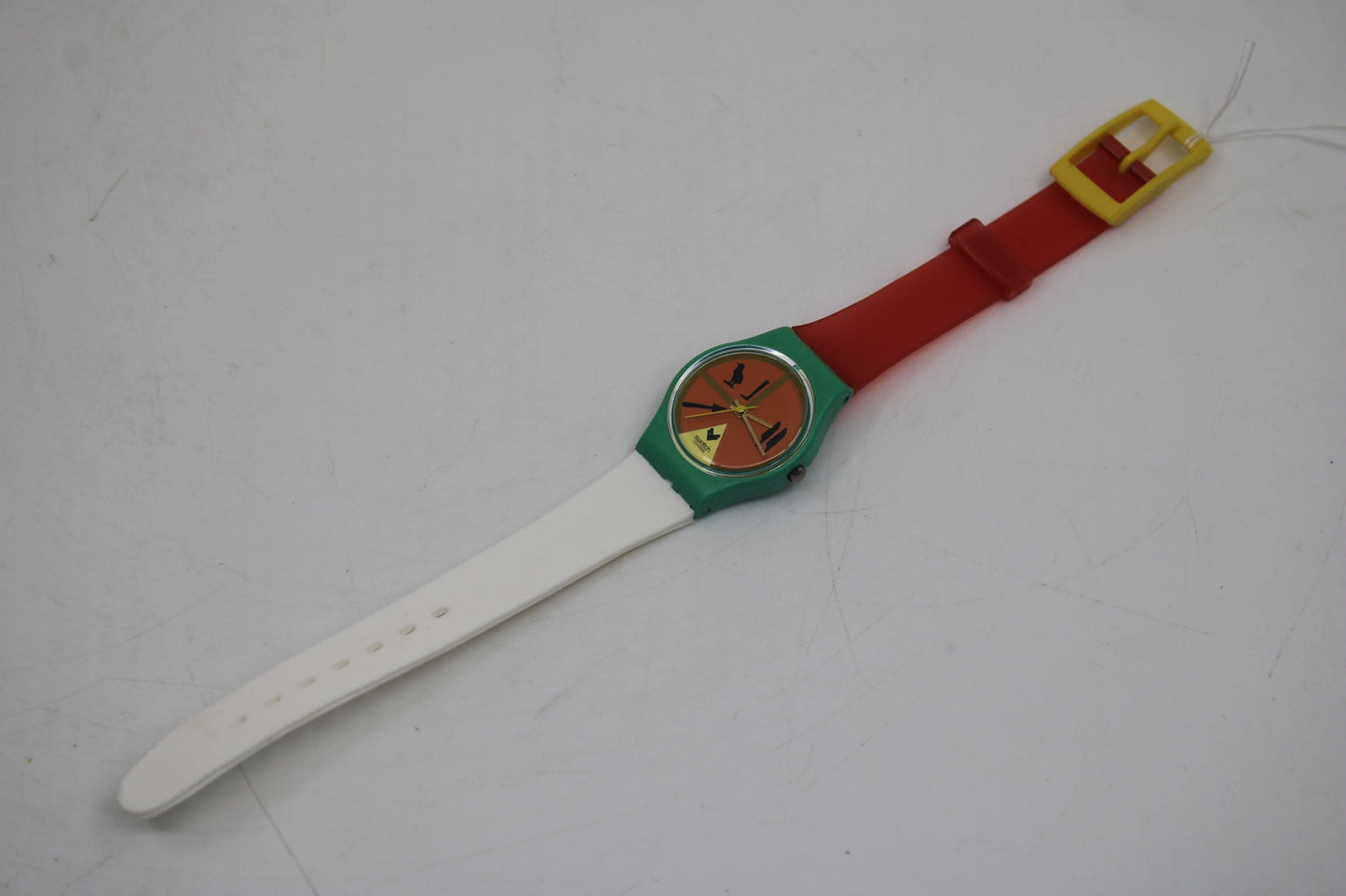 1986 'Horus' Vintage ladies Swatch, LL101, NO box, working 100%, New Old Stock, Never Worn, NON-original strap
