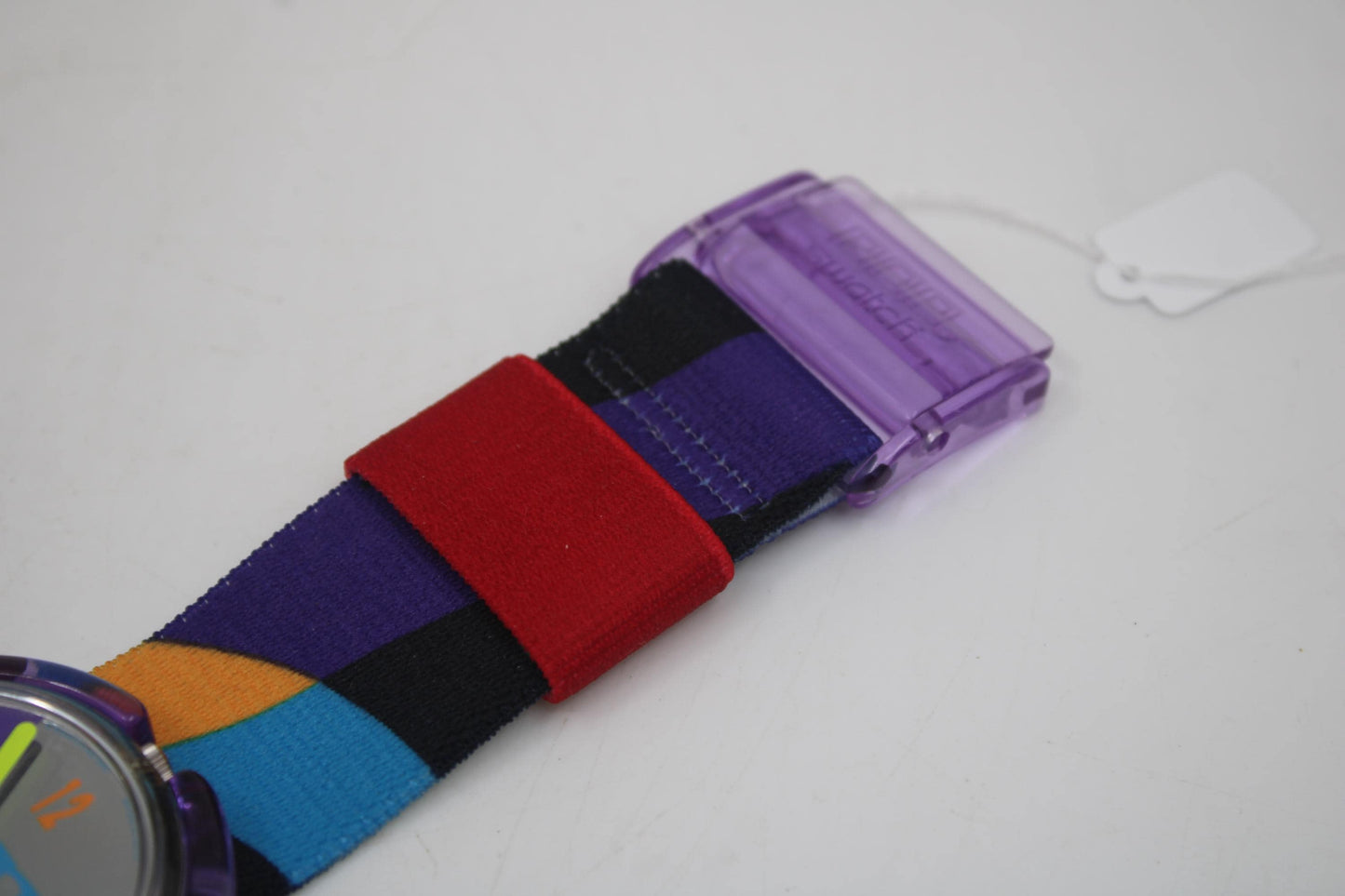 1991, Swatch, PopSwatch, 'Letterhead', PWK191, With strap and With popring, working 100%, BRANDNEW, Never Worn, Shop Dummy, Read description