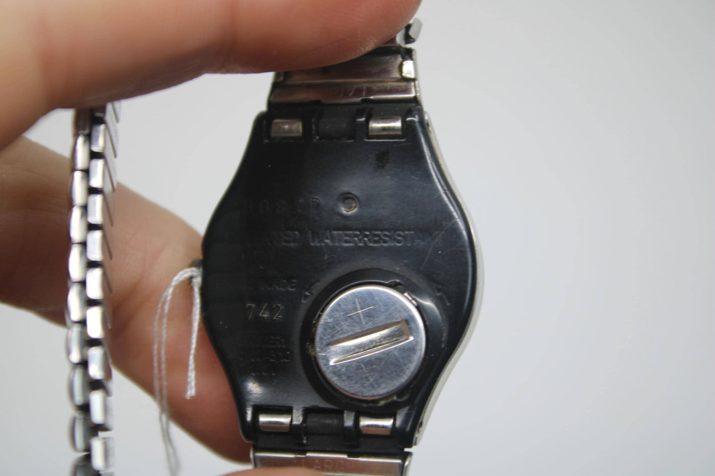 Swatch, Gents, 'Coldsteel', GY104, in a very nice, used condition, NOT working!