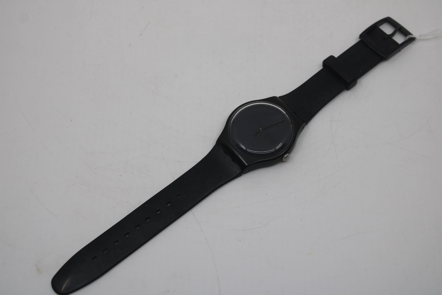 Swatch Watch 41mm New Gent 'Black Rebel' SUOB702, Original strap, Working 100% Nice, Used Condition