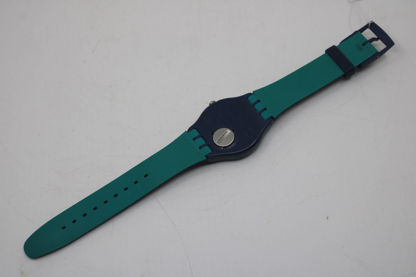 Swatch Watch 41mm New Gent 'Backup Blue' SUON705, Original strap, Working 100% Nice, Used Condition