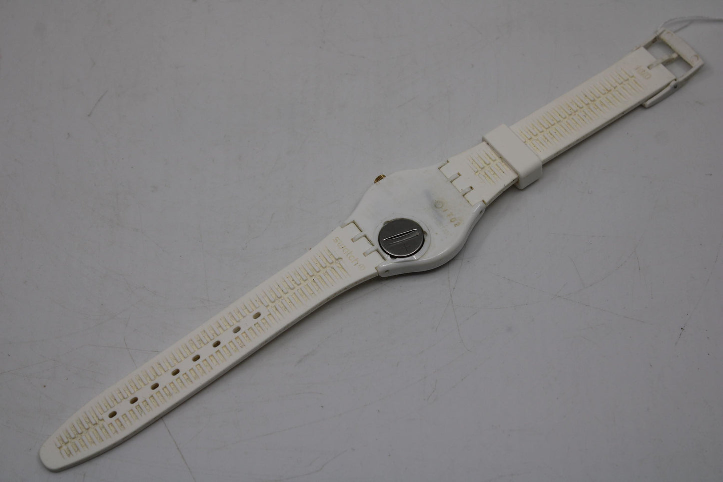 Vintage Gents Swatch 'Mariniere', GW169, NO box, In a Nice, Used Condition, working 100%, Original Strap