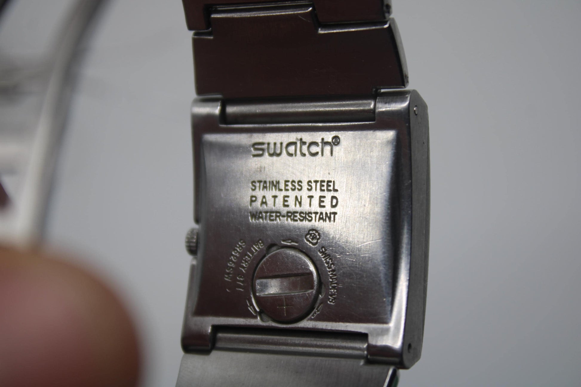 Irony Lady Square, YUS114G, 'Nata Para', vintage, used Condition, Swatch, working 100%