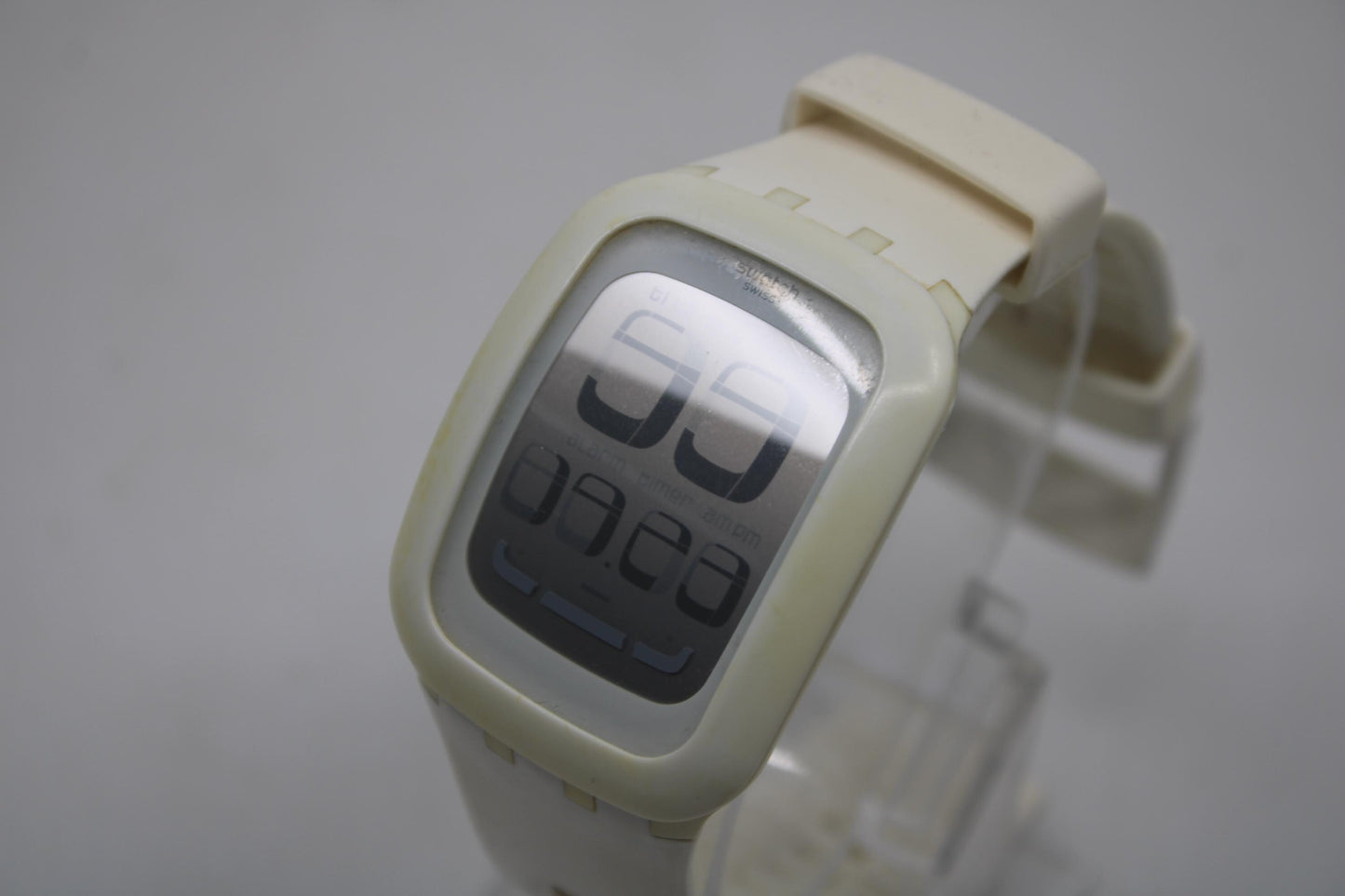 Swatch Touch 'Touch White', SURW100, Used Condition, working 100%