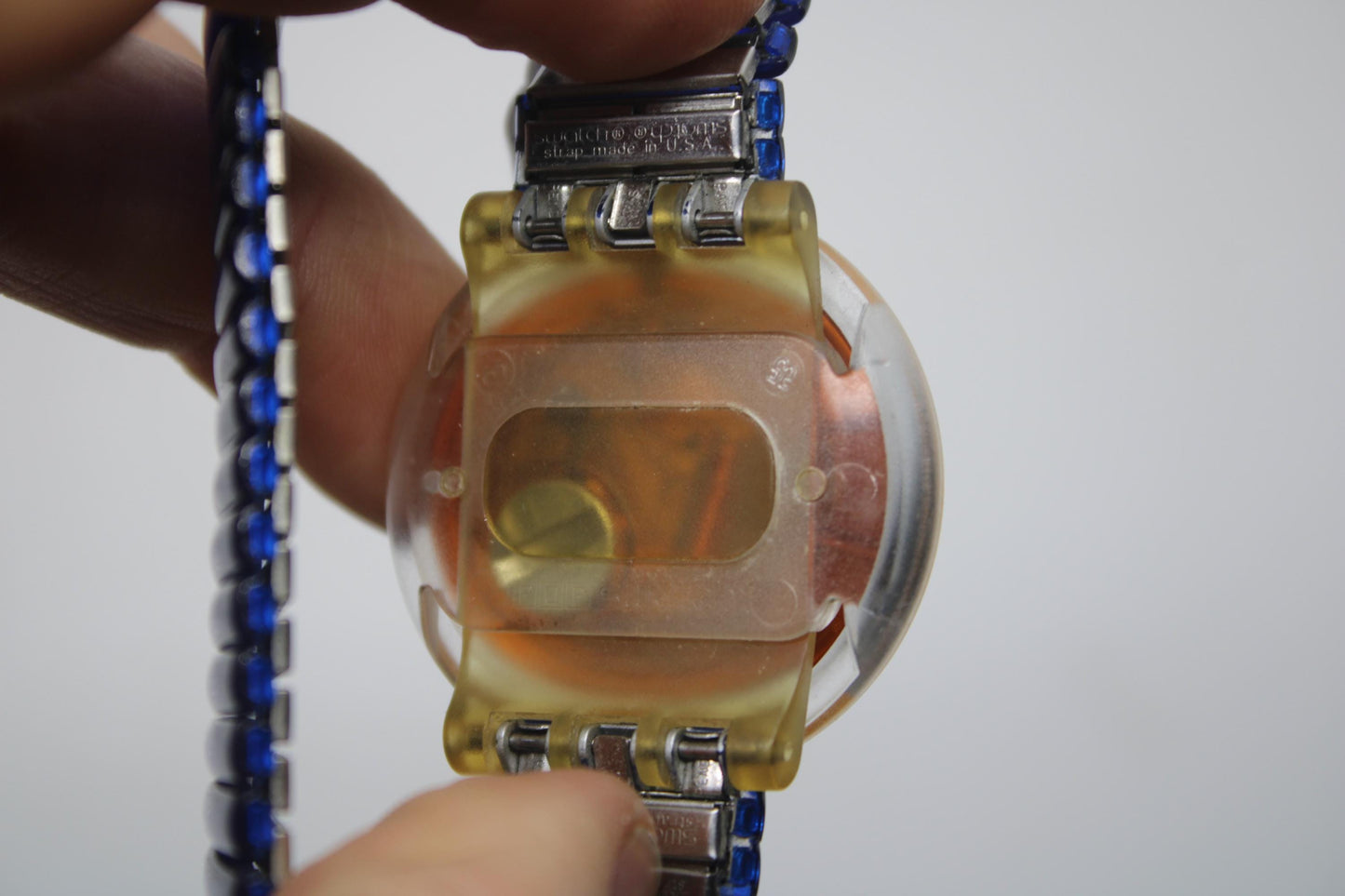 Vintage 1993 PMO100 Pop Swatch, 'Palace Doors', NO box, Very Nice, used Condition, 100% Working