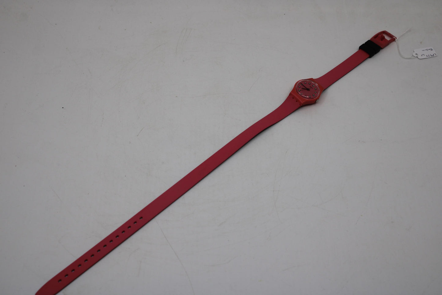 Vintage ladies Swatch, called Too Sun, LP134, NO box, working 100%, original long, double wrap strap