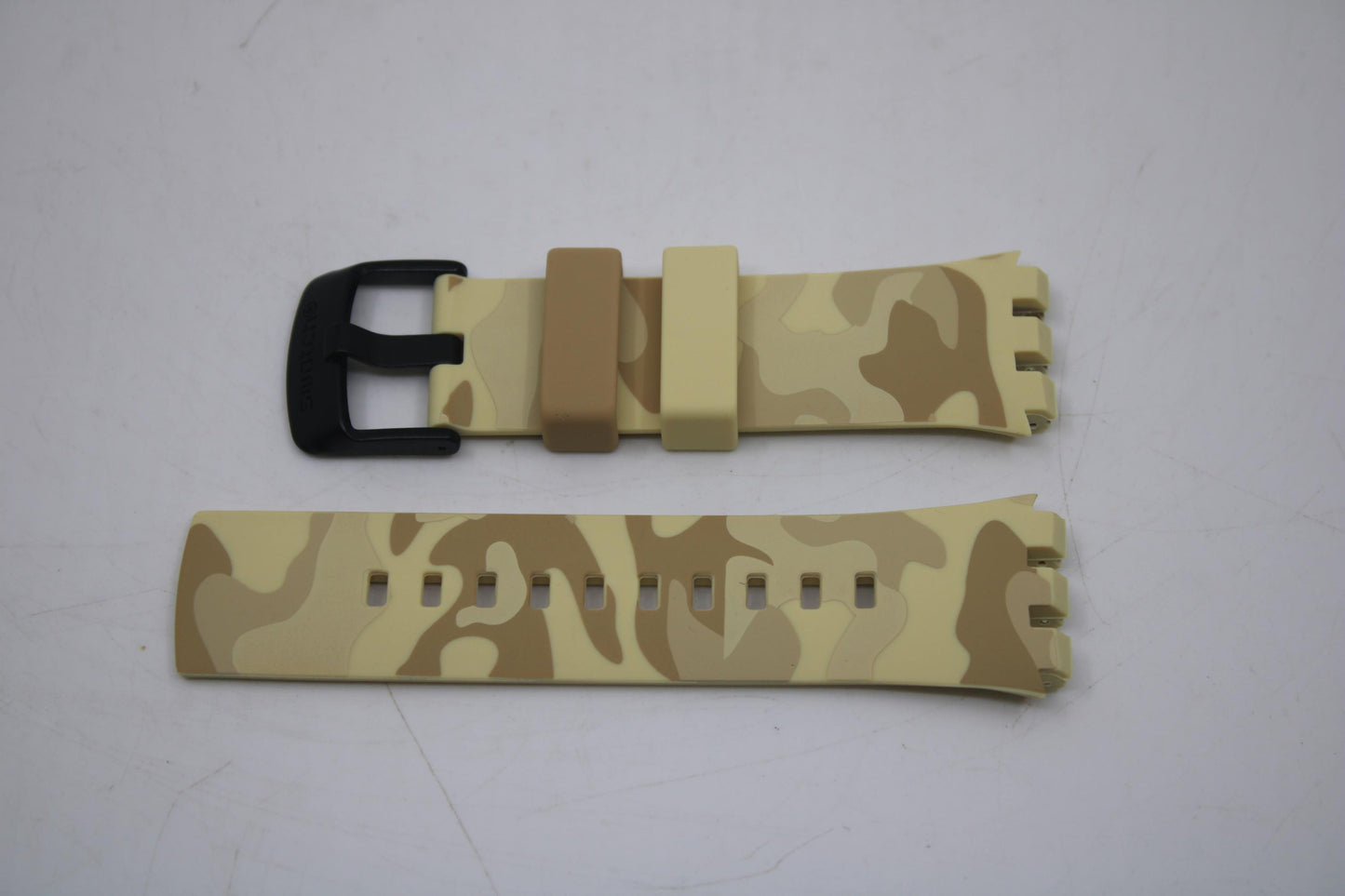 Vintage Swatch Touch Digital strap, unused, never worn, 22mm, 'Sandstorm', SURC102