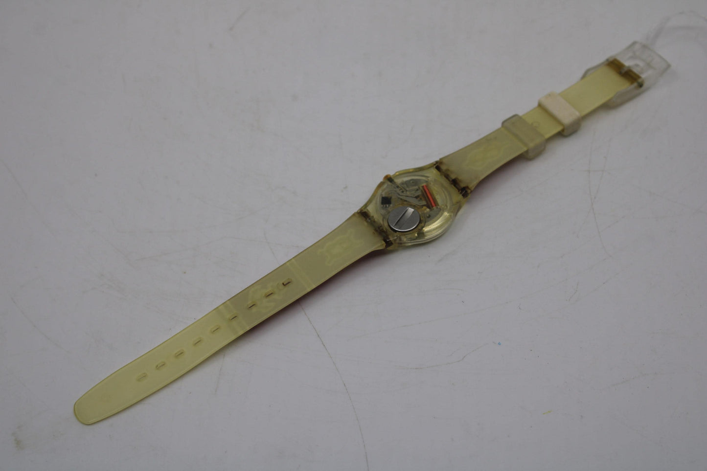 Vintage ladies Swatch, 'Red Knot' LK130, NO box, Near Mint Condition, working fine