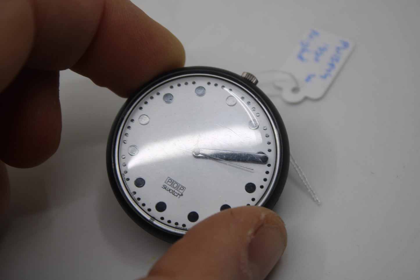 Swatch, PopSwatch, 'Night', PWB144, NO strap and NO popring, working 100%, VERY nice condition