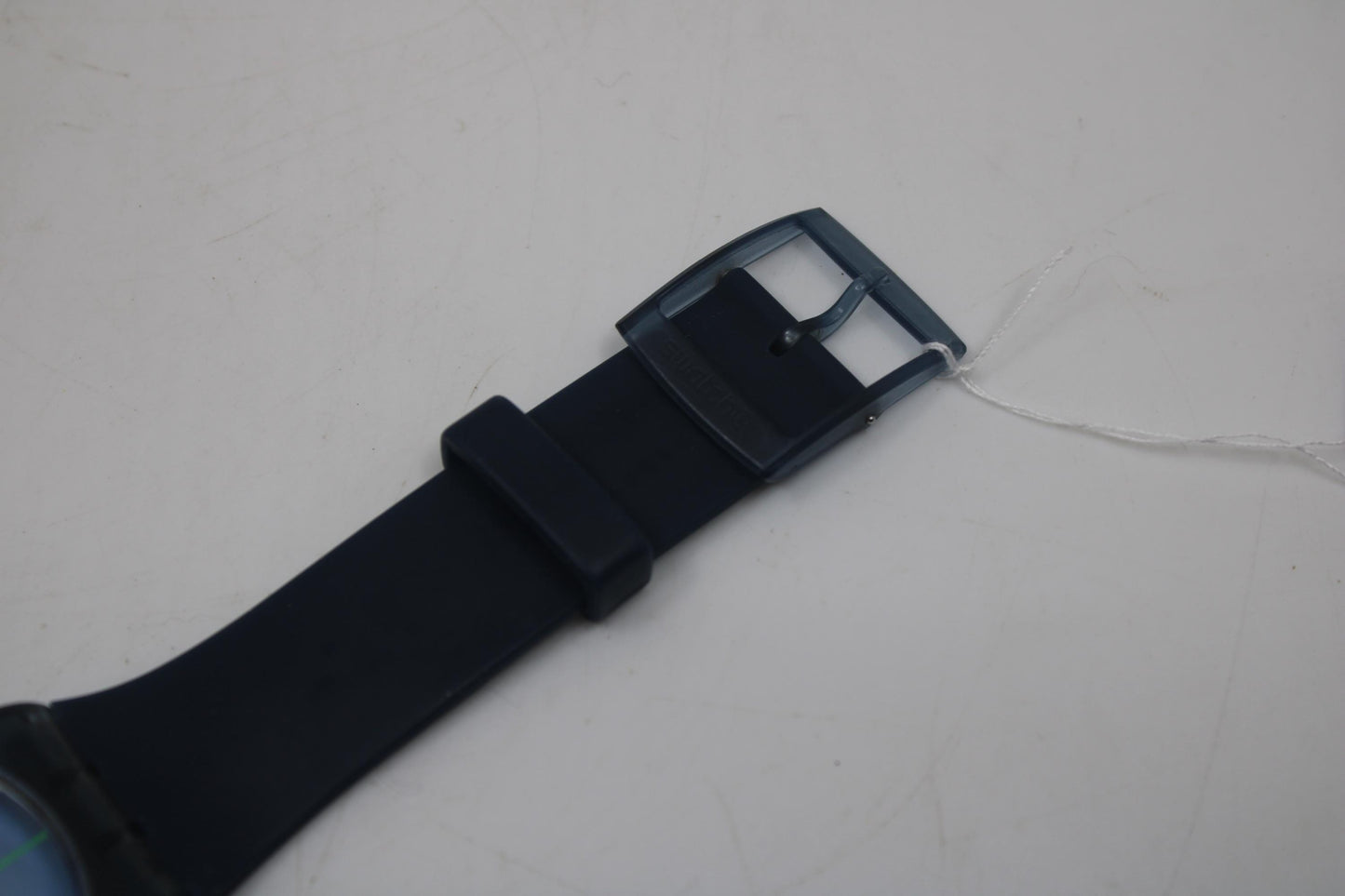 Vintage New Gents 41mm Swatch 'Blue Rebel' SUON700, in good condition, working fine with the original strap