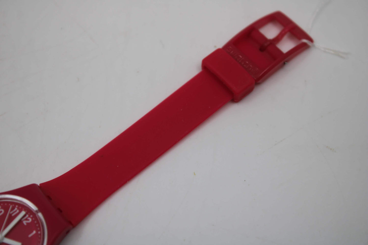 Pink Berry Vintage 25mm ladies Swatch, LR123, NO box, working 100%, original long, double wrap strap