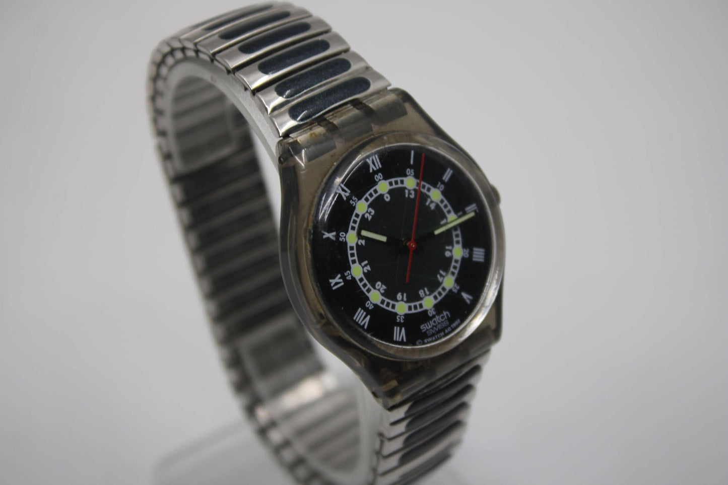 1995 Vintage Swatch watch 'Screw Driver', GM114/115, working, NICE, Used Condition