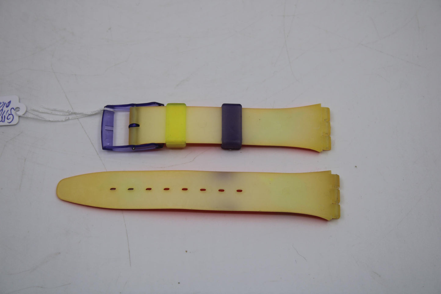 1993, Vintage Swatch Strap, 'Silver Planet', GM112, Gents, New Old Stock, unwearable, for display only