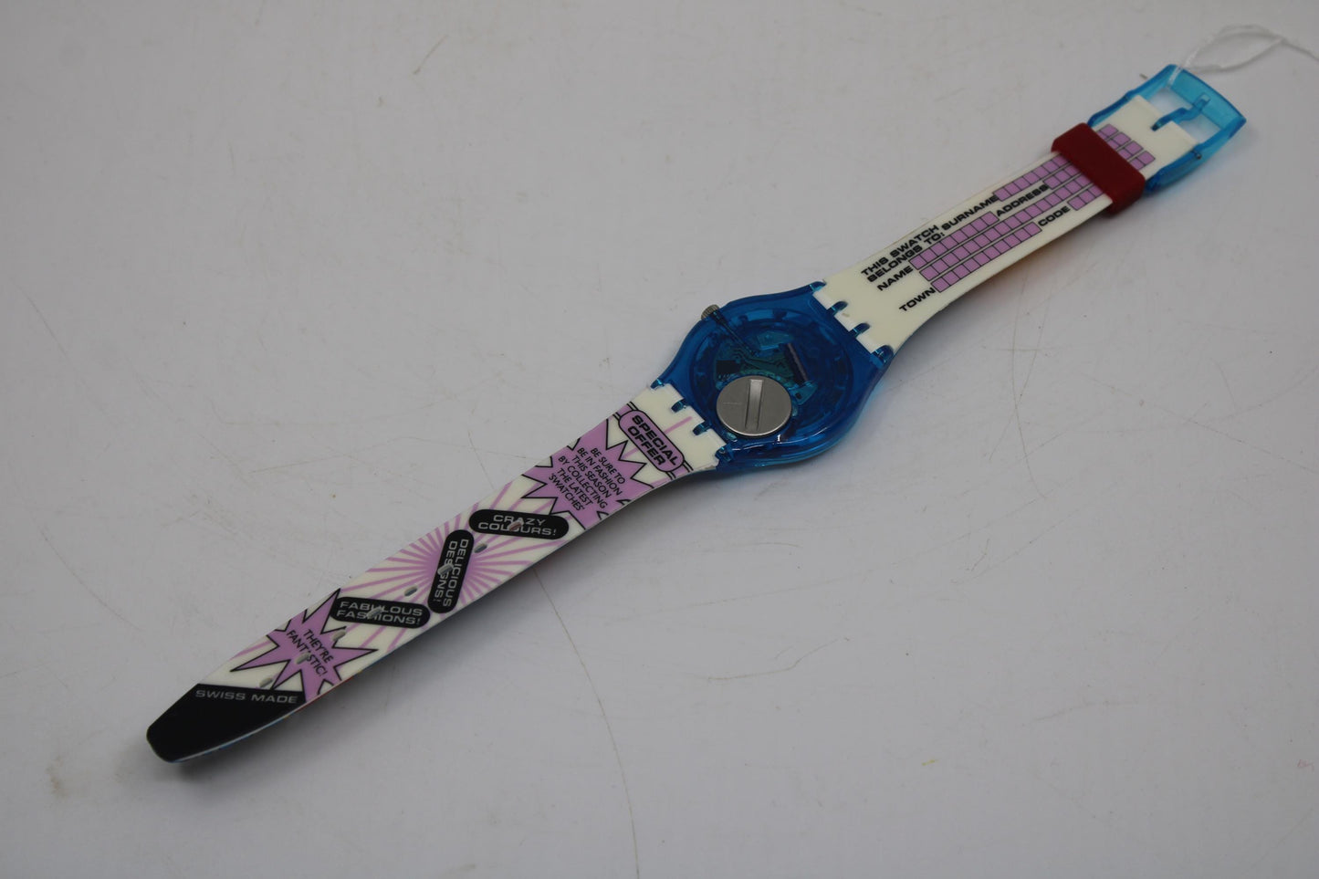 1996 Vintage Gents Swatch 'Good Morning' GN156, New Old Stock, Unworn, working fine with the original strap