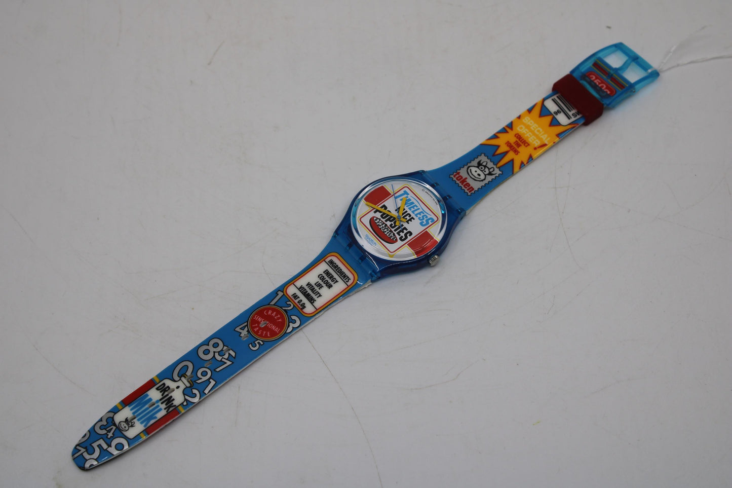 1996 Vintage Gents Swatch 'Good Morning' GN156, New Old Stock, Unworn, working fine with the original strap