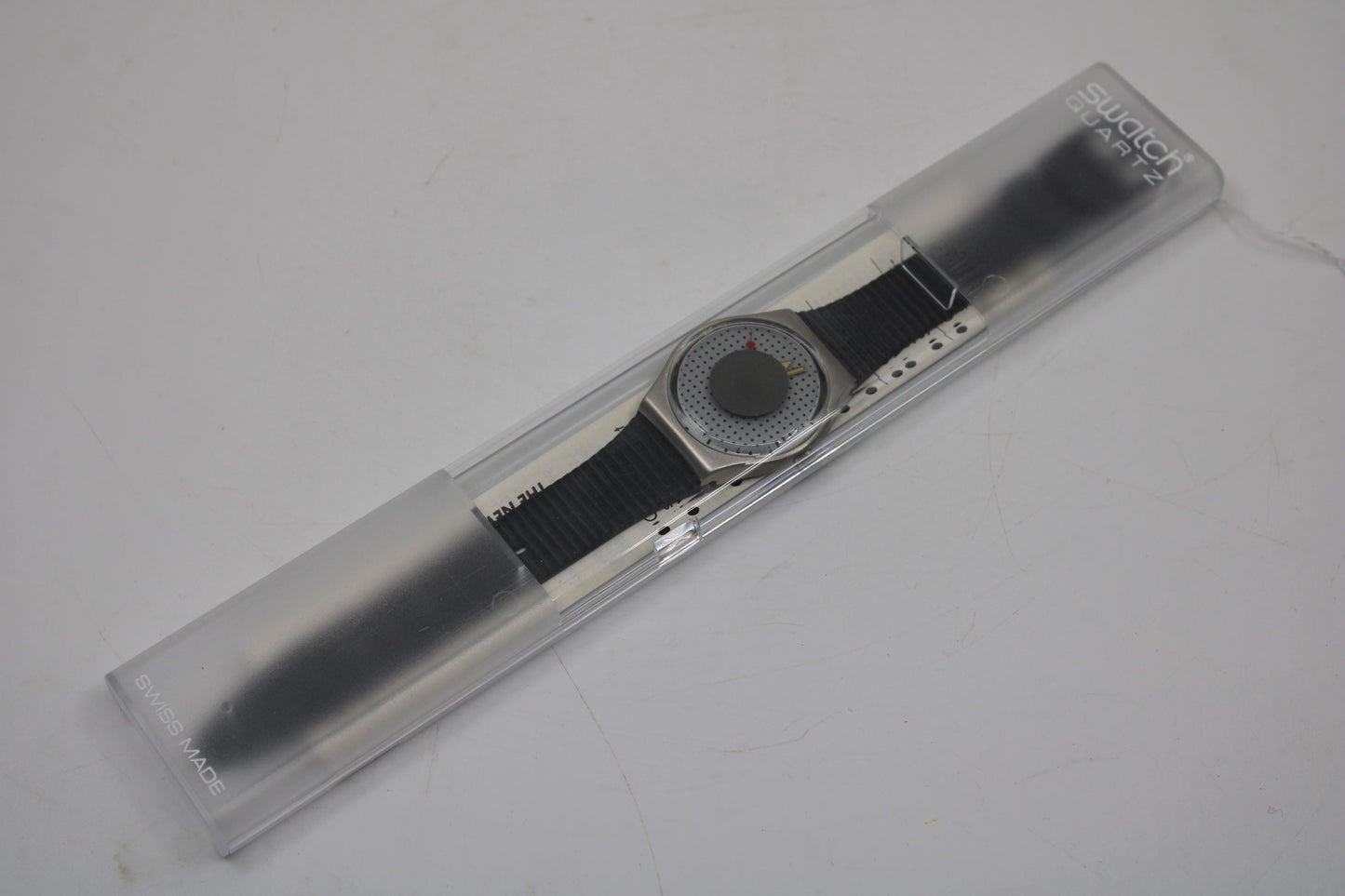 1988 Vintage 34mm Gents Swatch, 'Heartstone', GX100, Unworn, New Old Stock, working fine with original box
